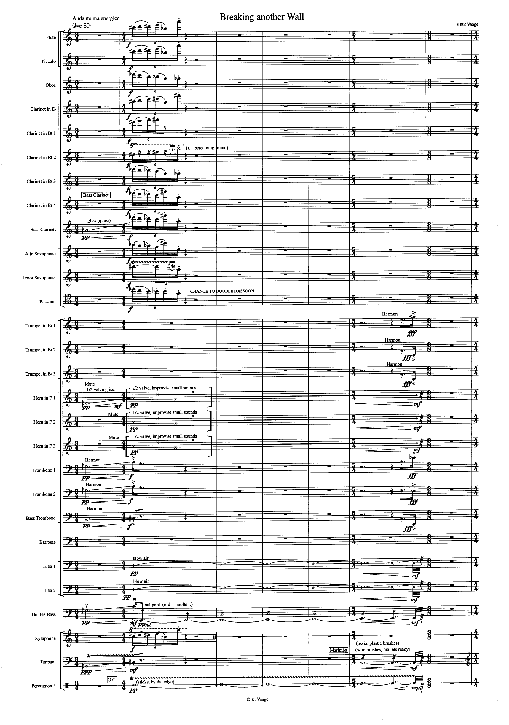 Breaking Another Wall - For Wind Ensemble - Image 3