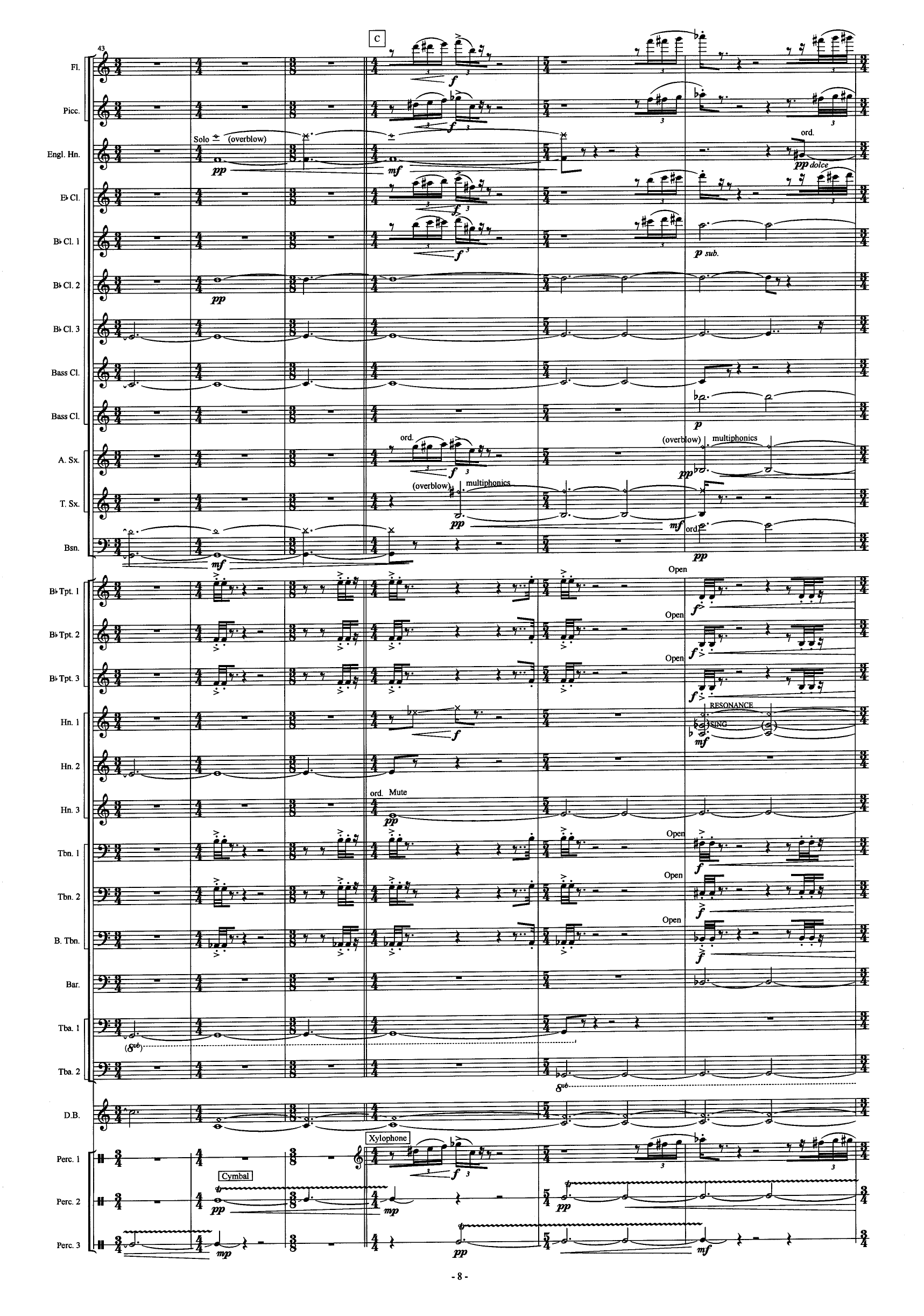 Breaking Another Wall - For Wind Ensemble - Image 10
