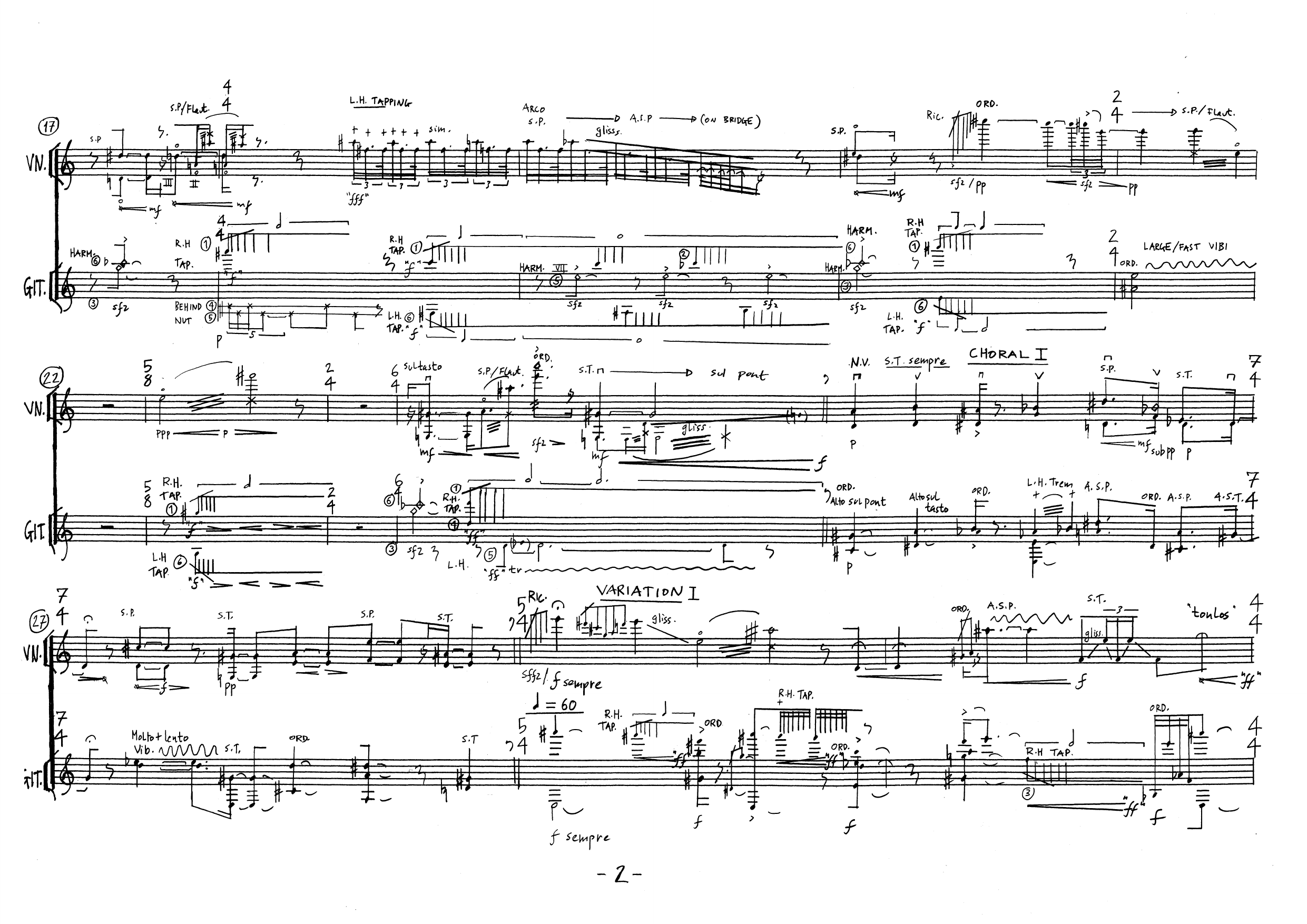 Between Two - For Guitar and Violin - Image 4