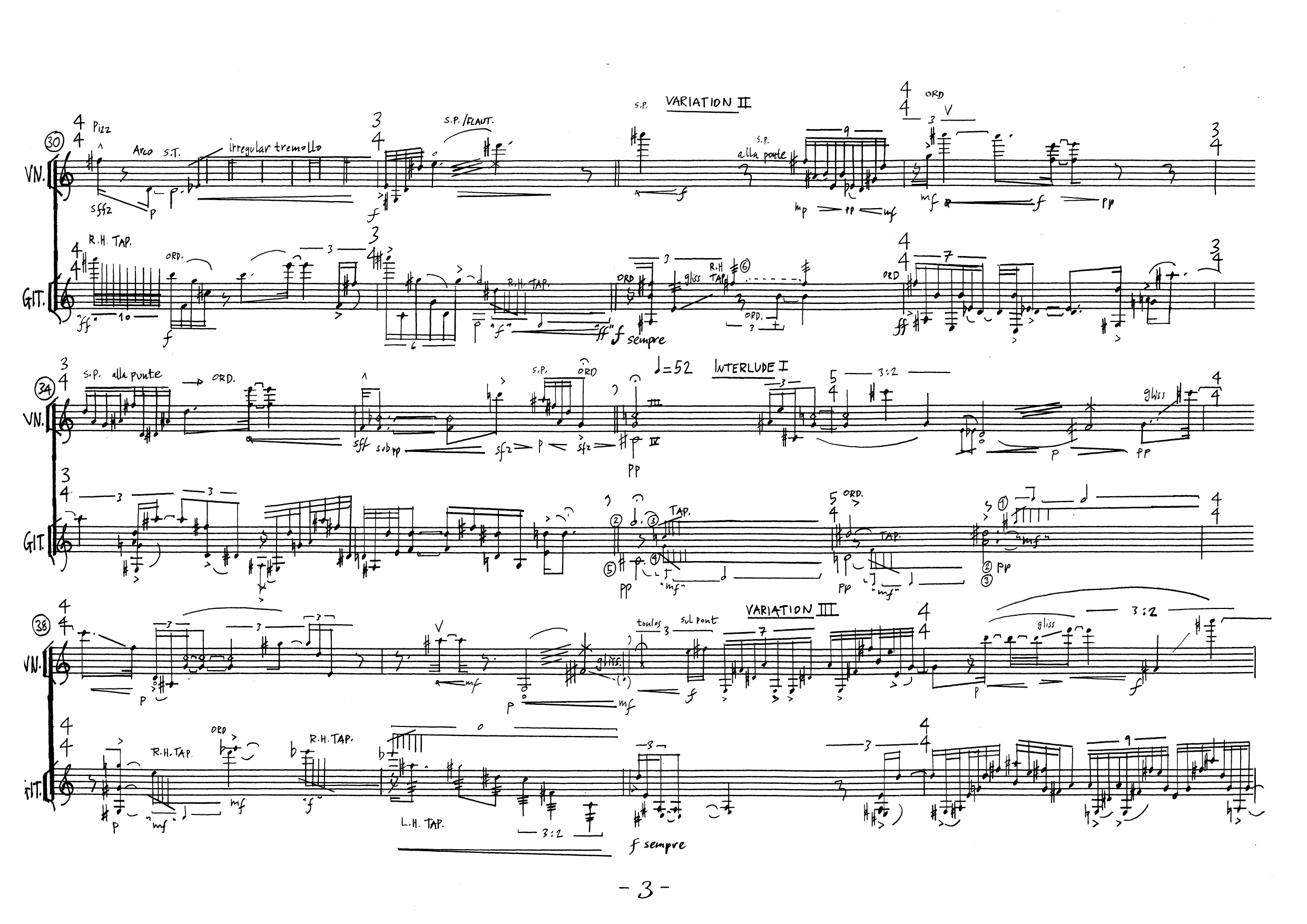 Between Two - For Guitar and Violin - Image 5