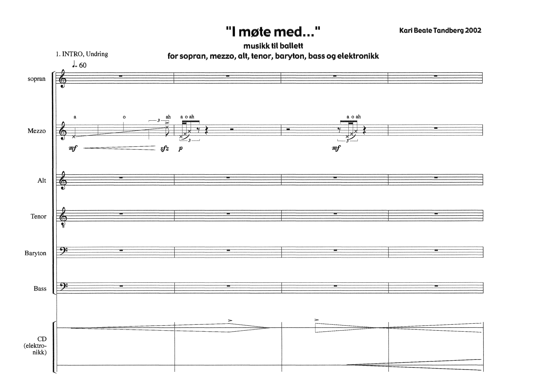 I møte med... - Balettmusikk for sopran, mezzo, alt, tenor, baryton, bass og elektronikk - Image 5