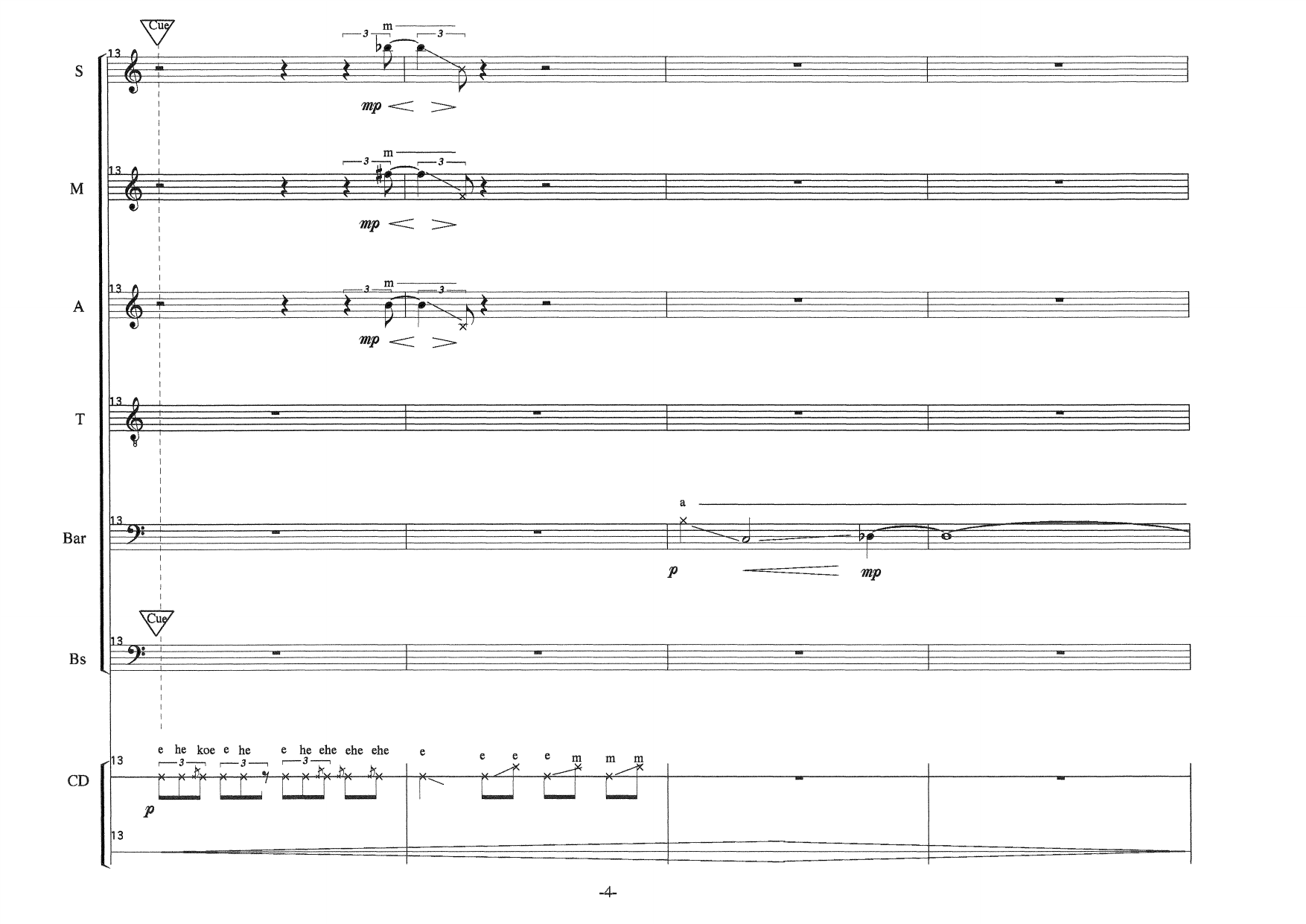 I møte med... - Balettmusikk for sopran, mezzo, alt, tenor, baryton, bass og elektronikk - Image 8