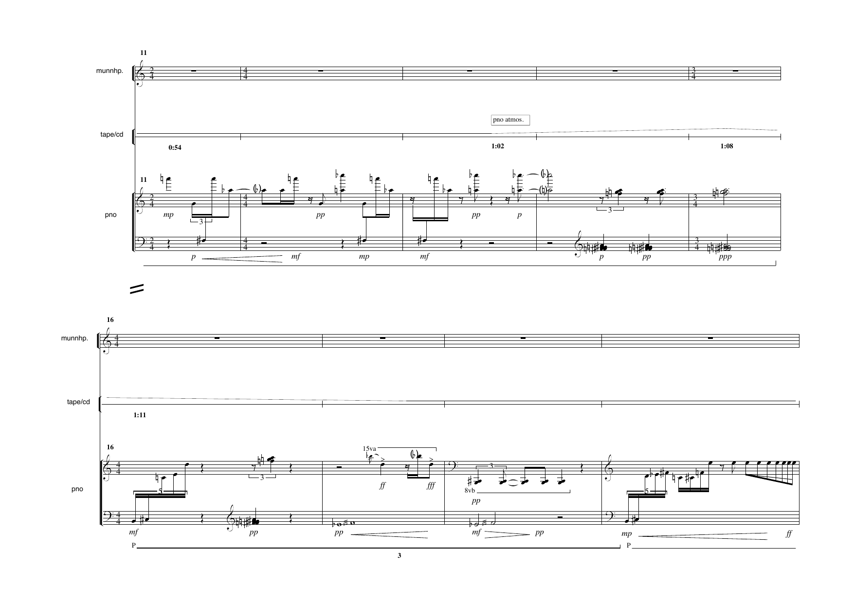 Hrynhent - For munnharpe/kvedar, klaver og elektronikk - Bilde 4