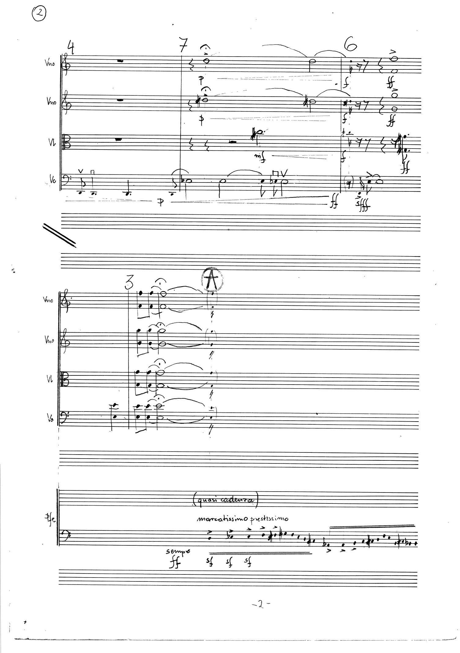 Fantasie - Per pfe, vno I, vno II, vl, vc - Image 4