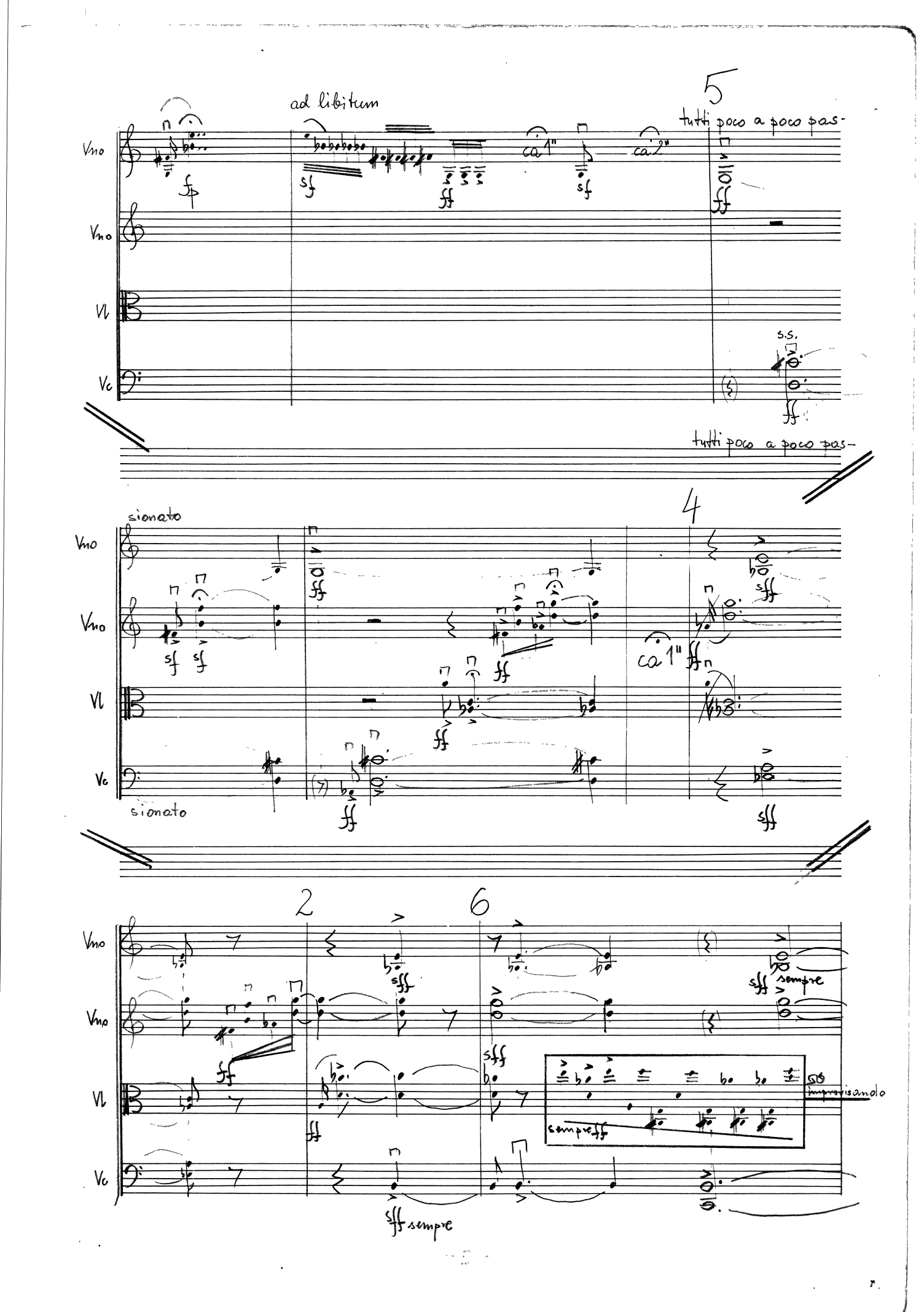 Fantasie - Per pfe, vno I, vno II, vl, vc - Image 7