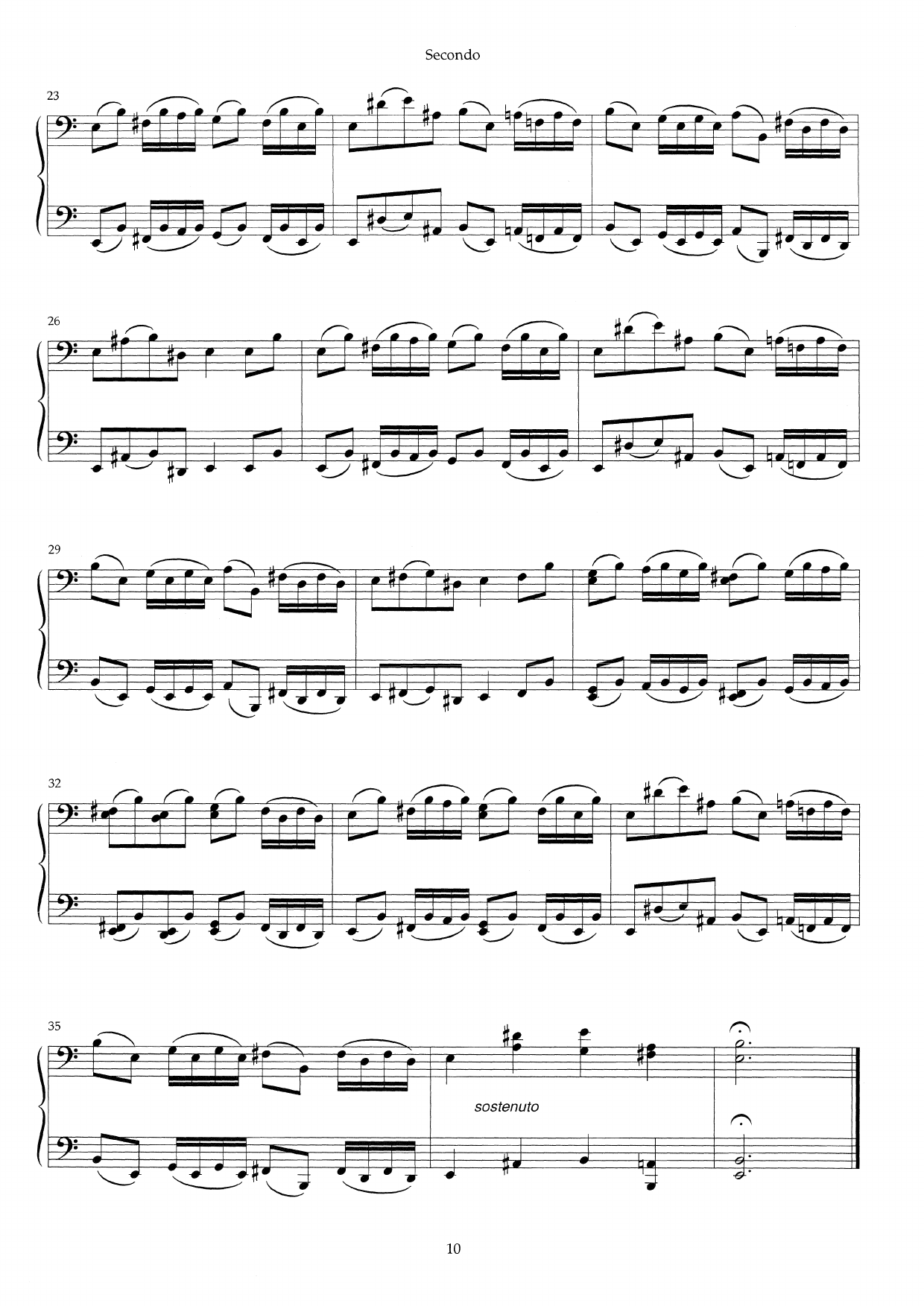A Glitter in the Mountain - Little suite on Norwegian folk tunes : For piano duet, Op. 55 - Image 10