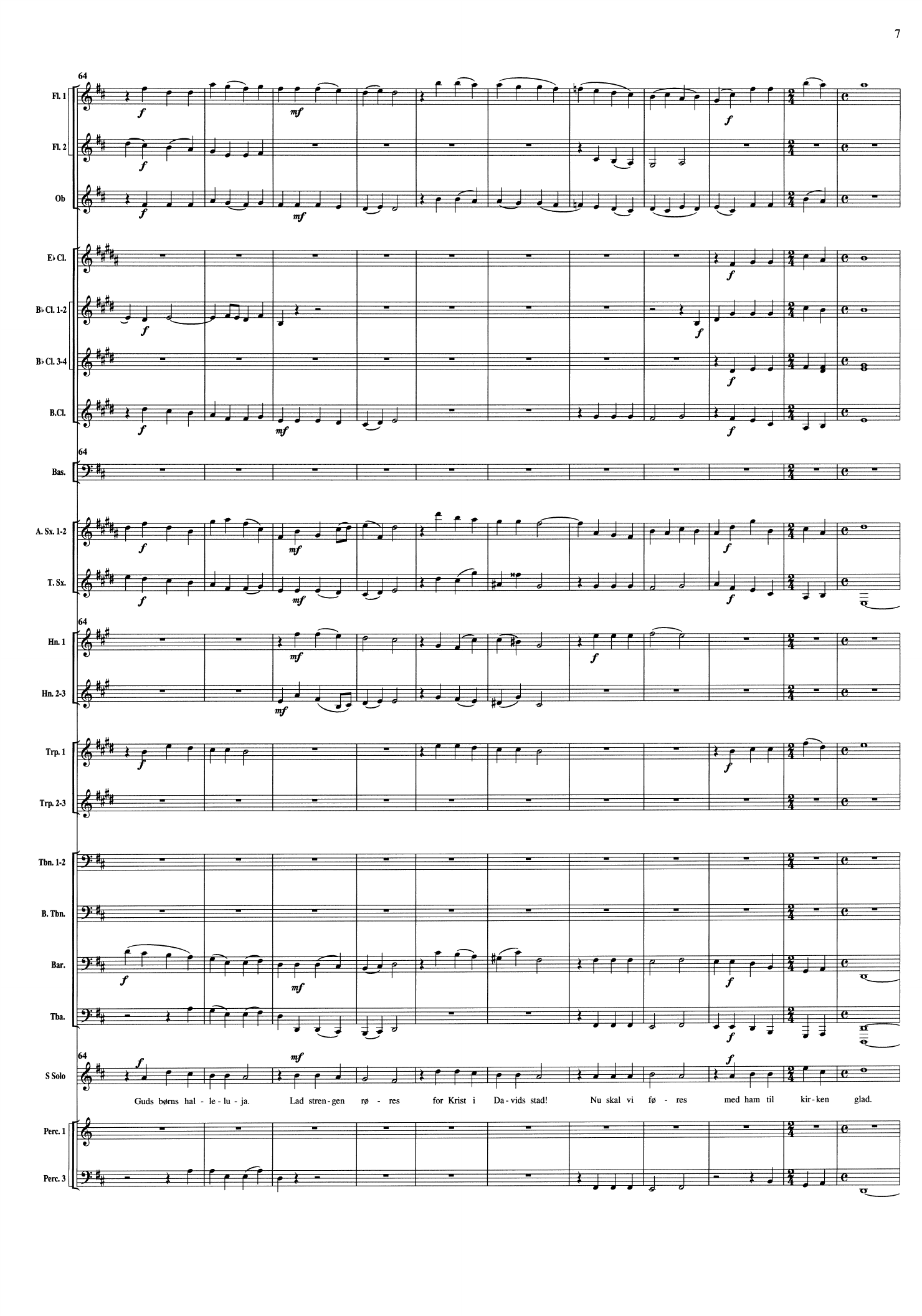 3 Landsstadsalmer - For sopran solo og janitsjarkorps - Bilde 9