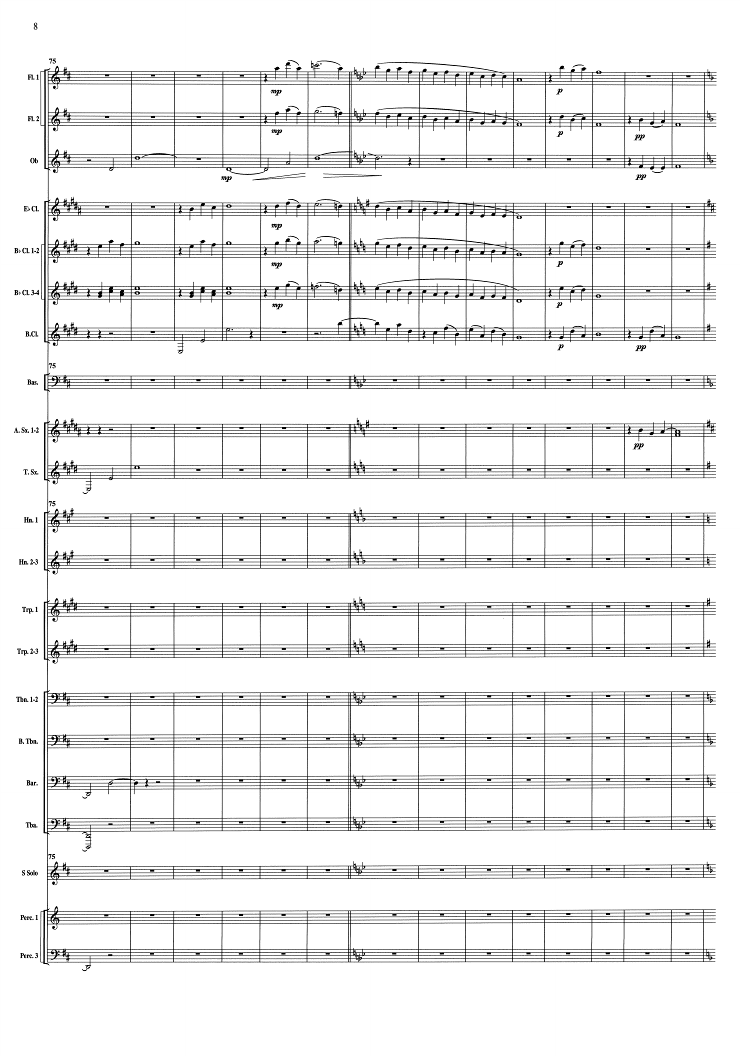 3 Landsstadsalmer - For sopran solo og janitsjarkorps - Bilde 10