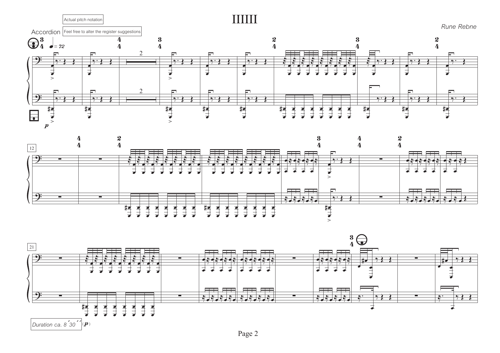 IIIIII - For Accordion - Bilde 2