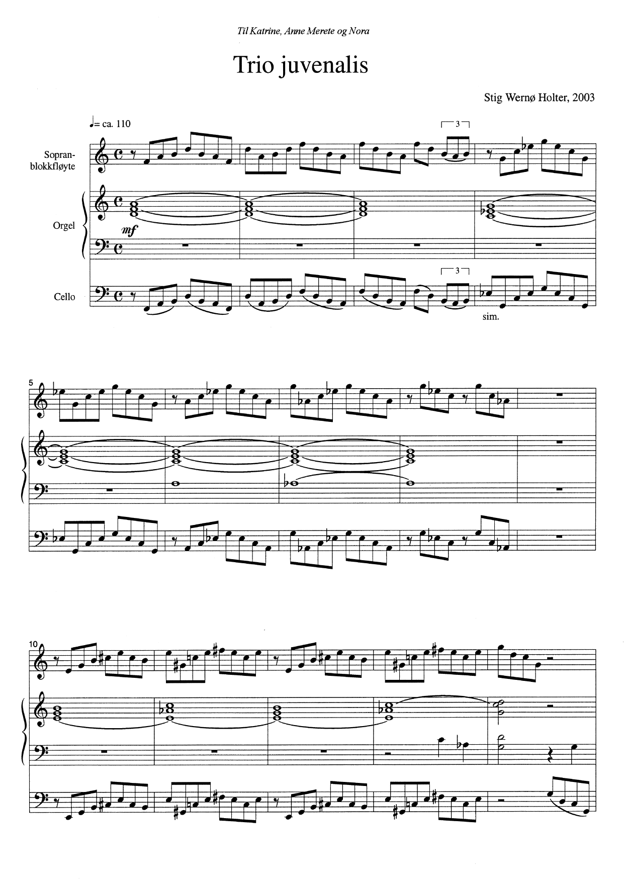 Trio juvenalis