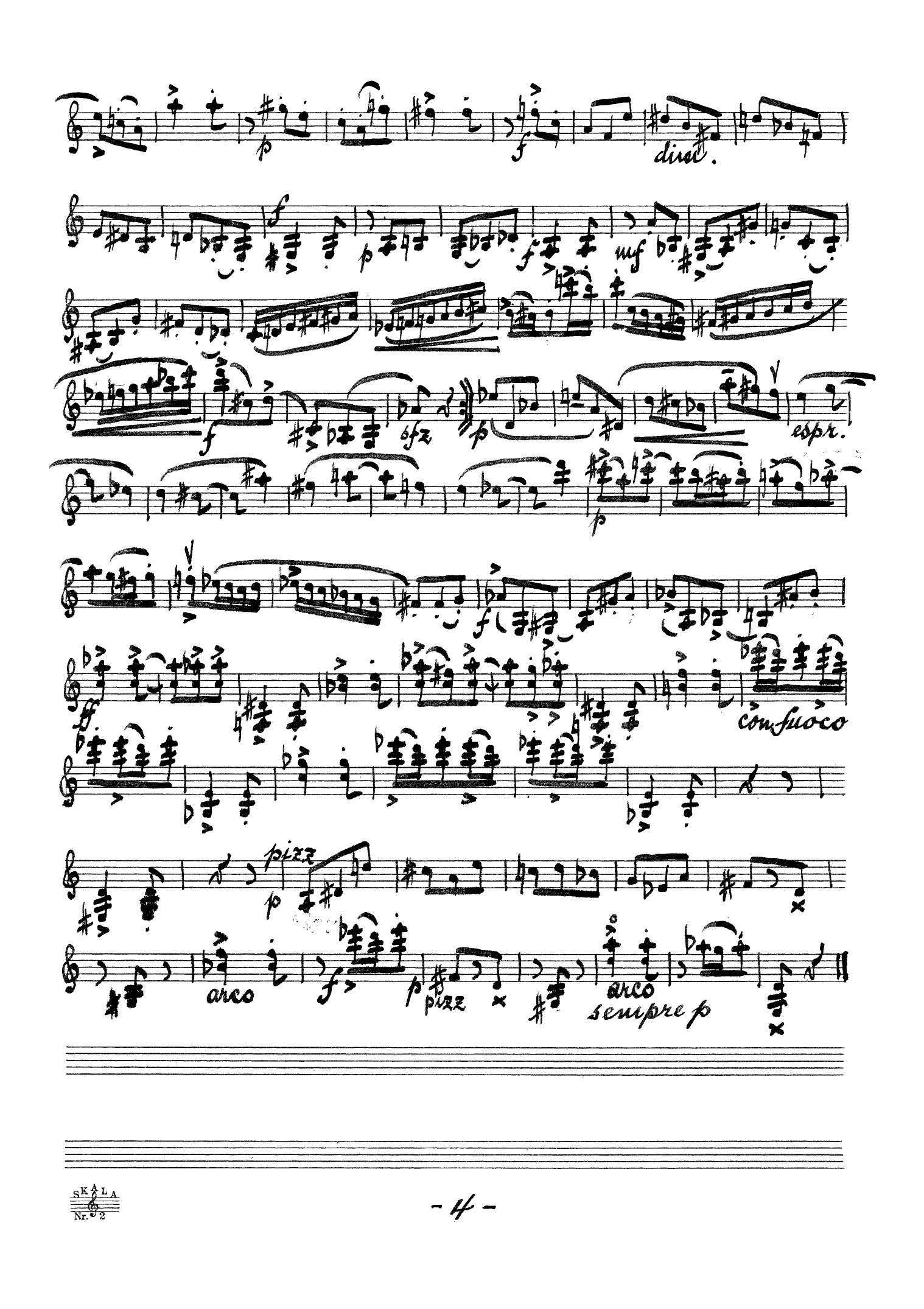 Sonata No. 1 for Violin - Image 5