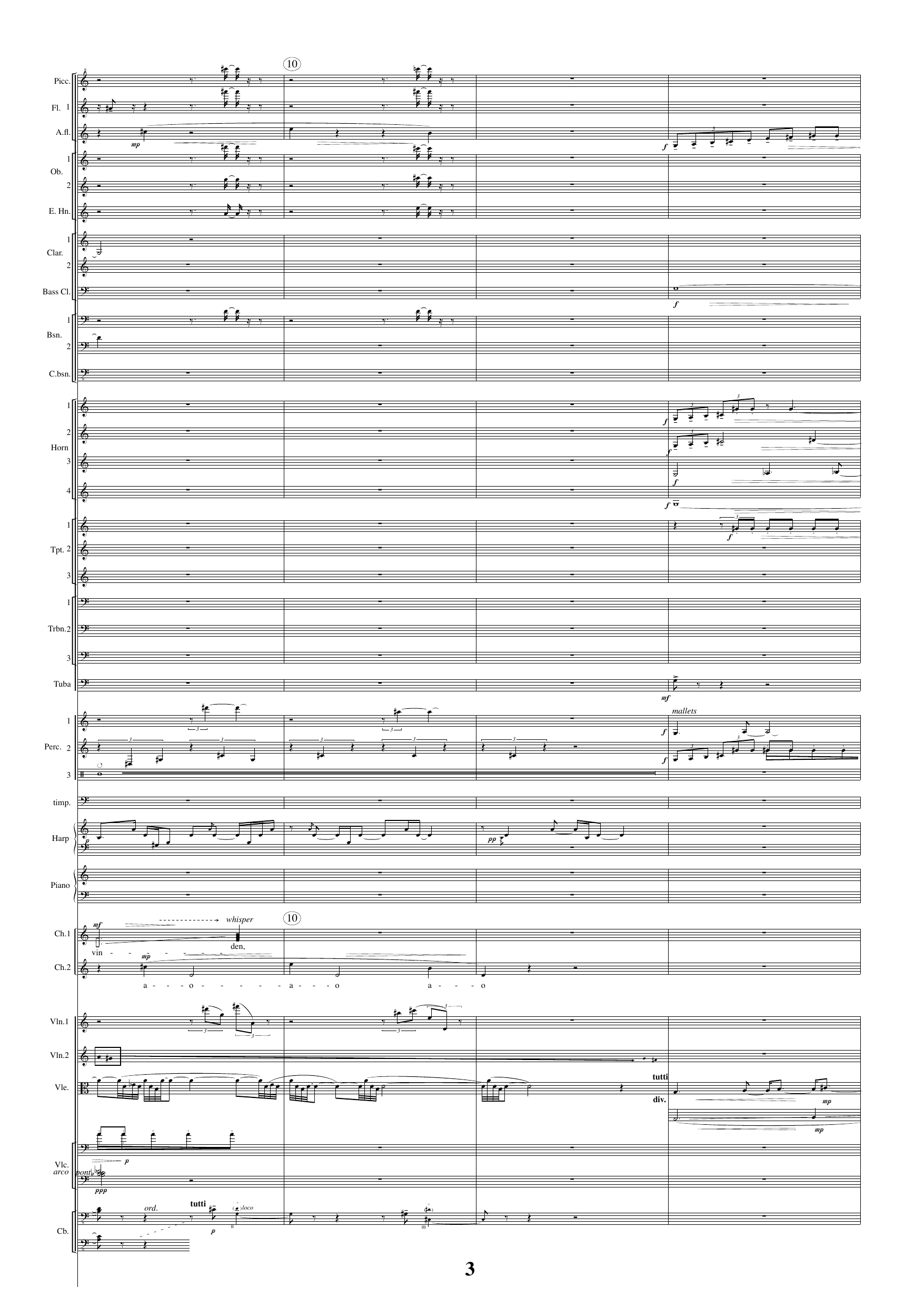 Wind Songs - For Choir and Symphony Orchestra - Bilde 7
