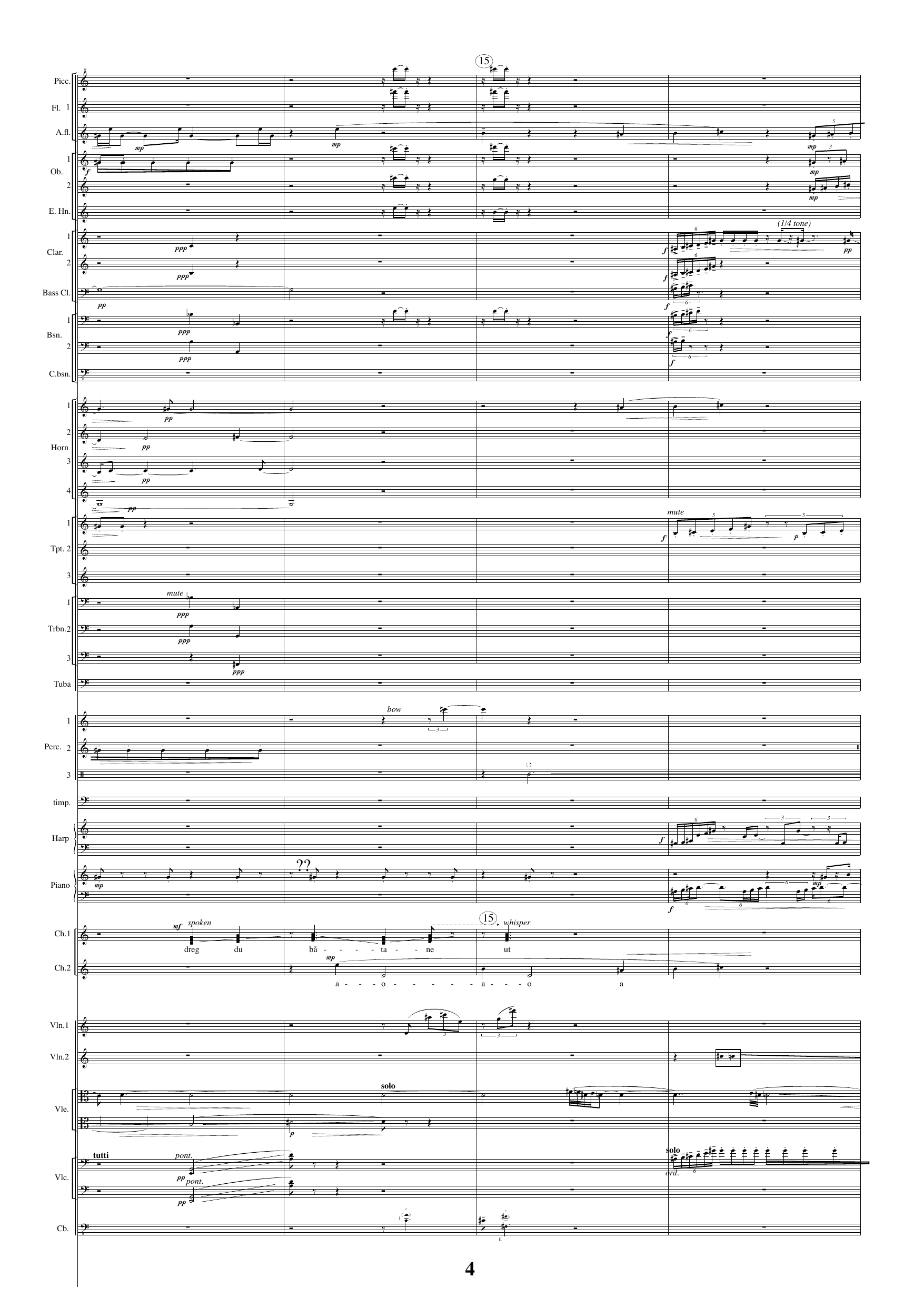 Wind Songs - For Choir and Symphony Orchestra - Bilde 8