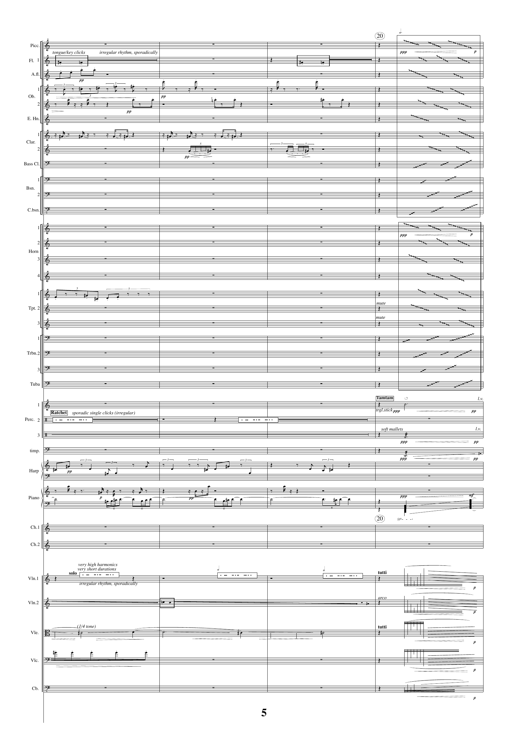 Wind Songs - For Choir and Symphony Orchestra - Bilde 9