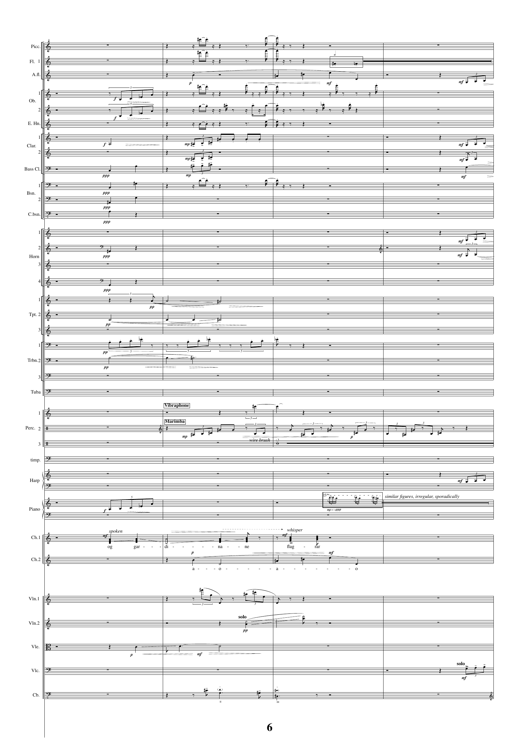 Wind Songs - For Choir and Symphony Orchestra - Bilde 10