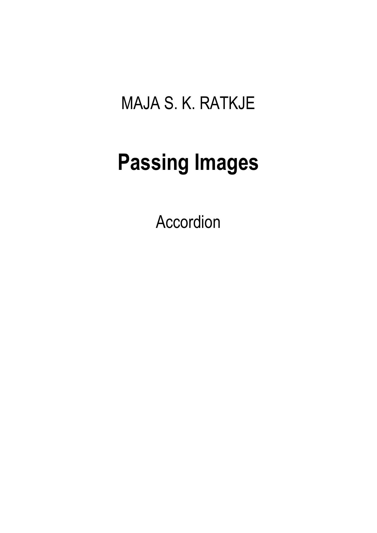 Passing Images - Waltz