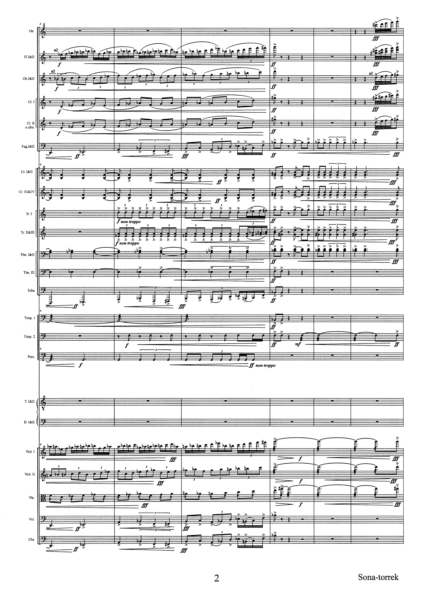 Sona-Torrek - Melodrama for ein skodespelar, mannskor og orkester, op. 90 - Image 4