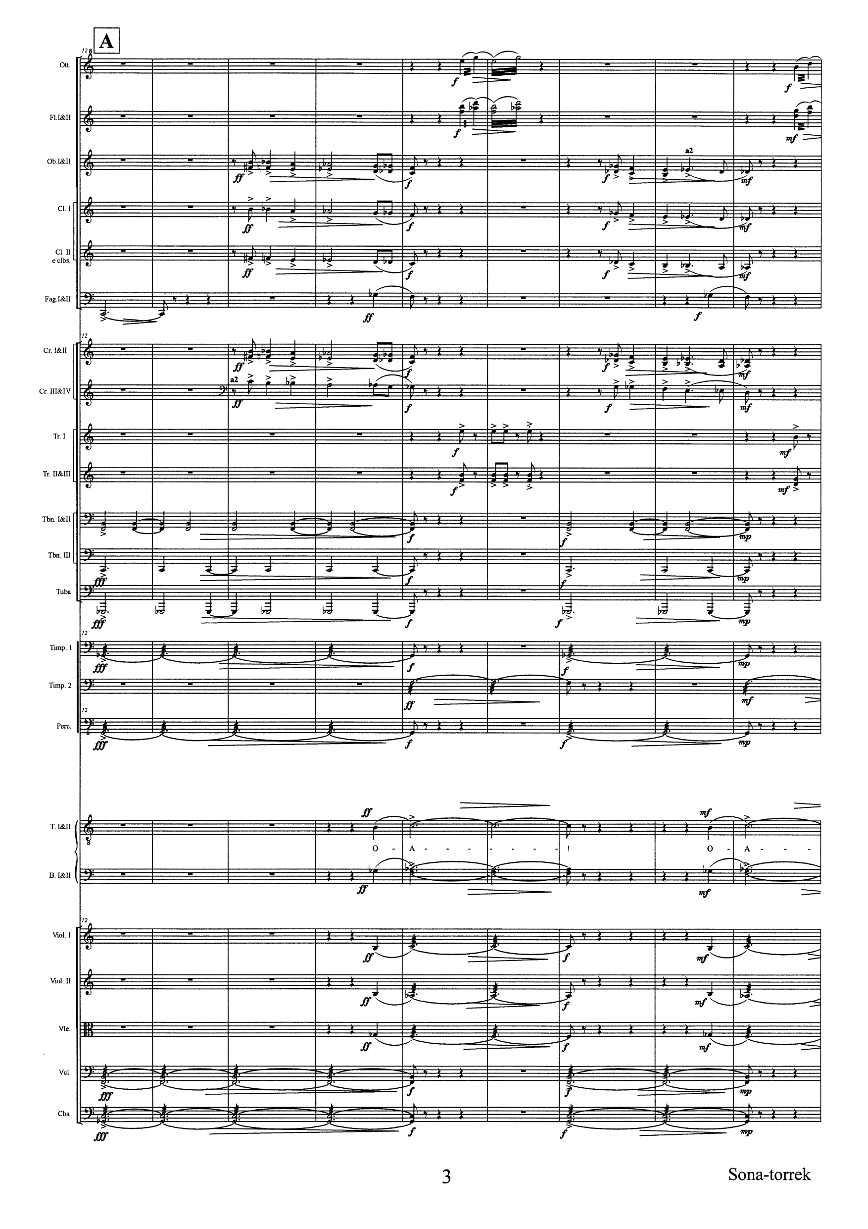 Sona-Torrek - Melodrama for ein skodespelar, mannskor og orkester, op. 90 - Image 5