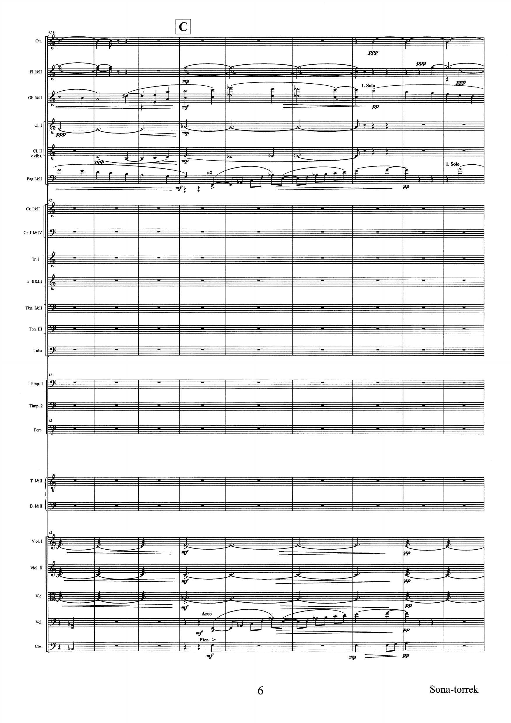 Sona-Torrek - Melodrama for ein skodespelar, mannskor og orkester, op. 90 - Image 8