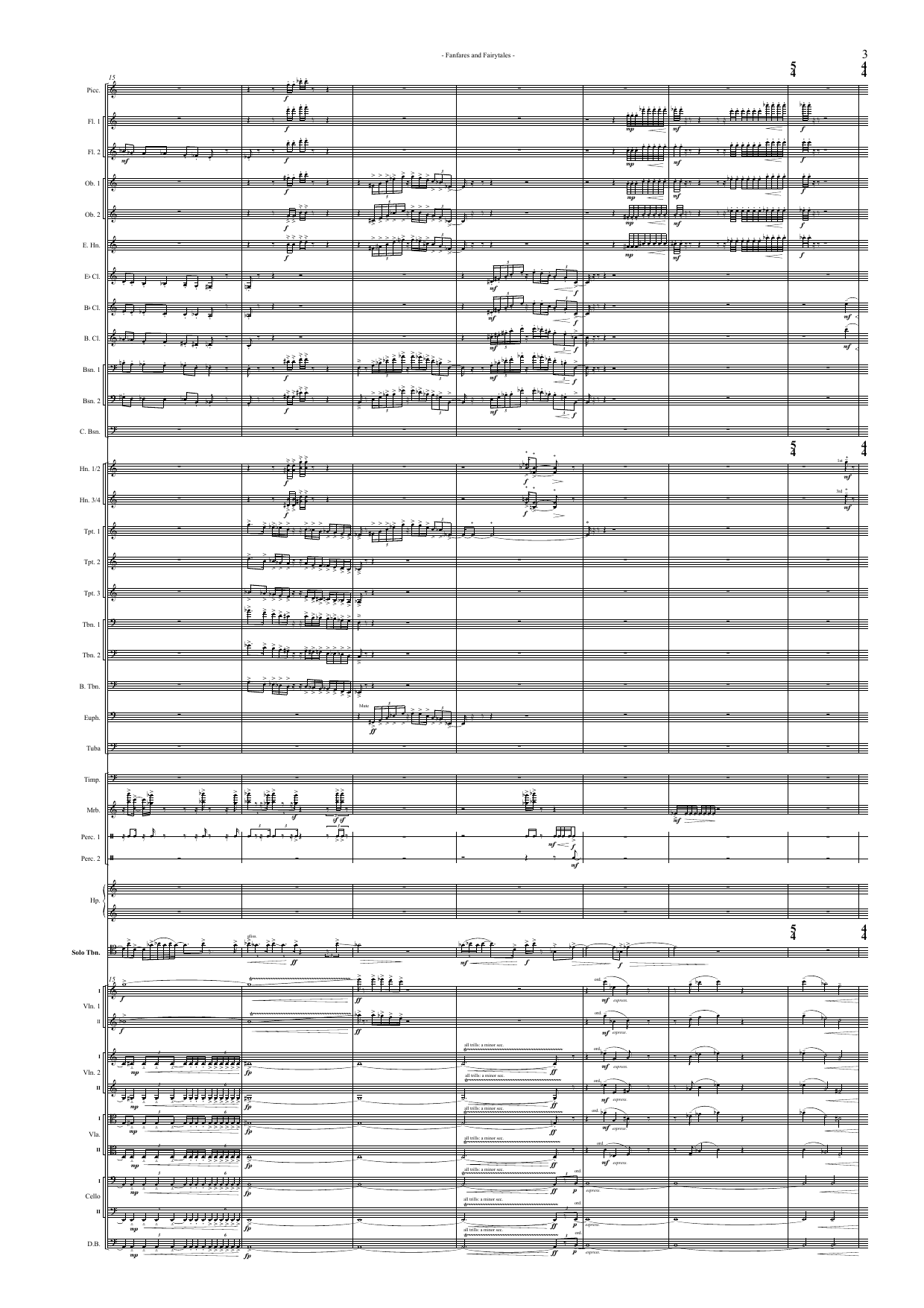 Fanfares and Fairytales - Concerto No. 2 for Trombone and Orchestra - Bilde 7