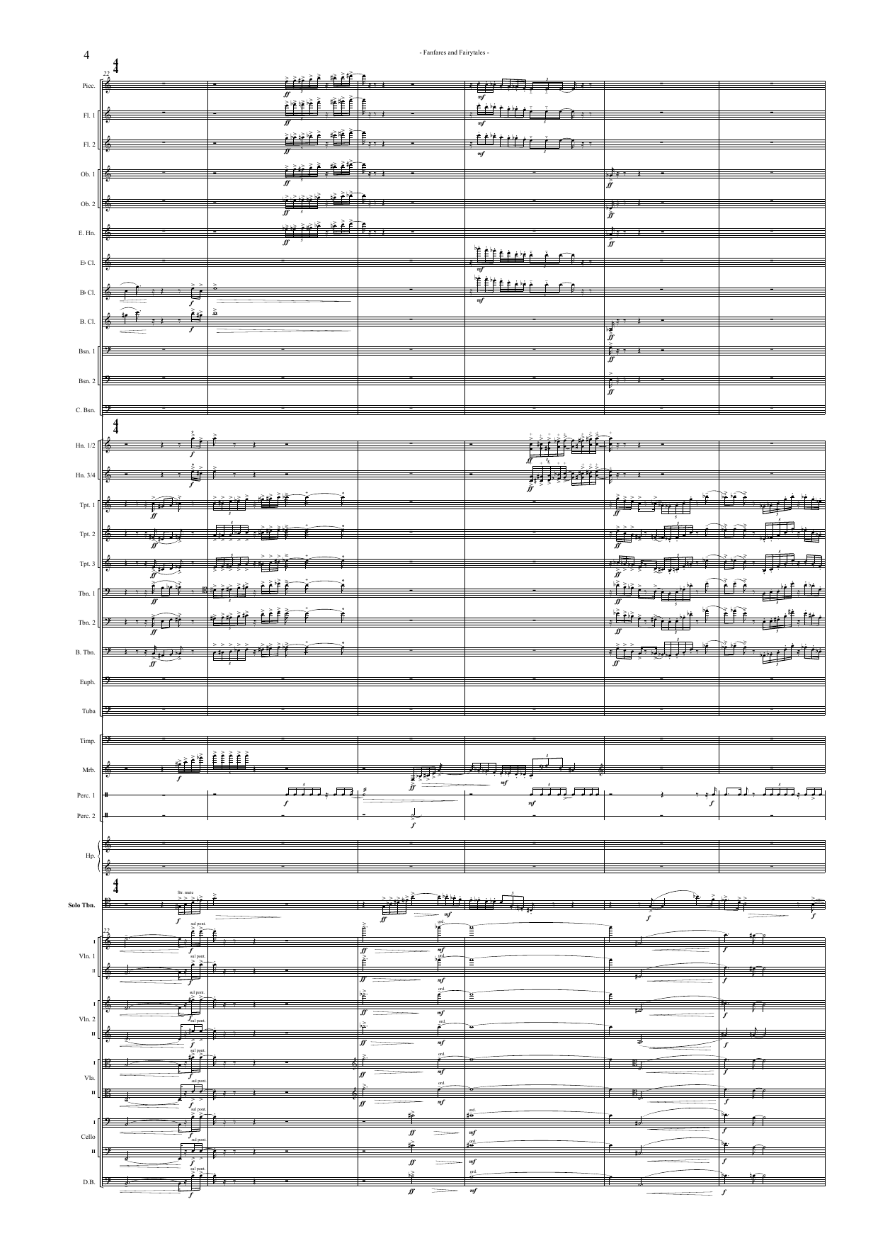 Fanfares and Fairytales - Concerto No. 2 for Trombone and Orchestra - Bilde 8