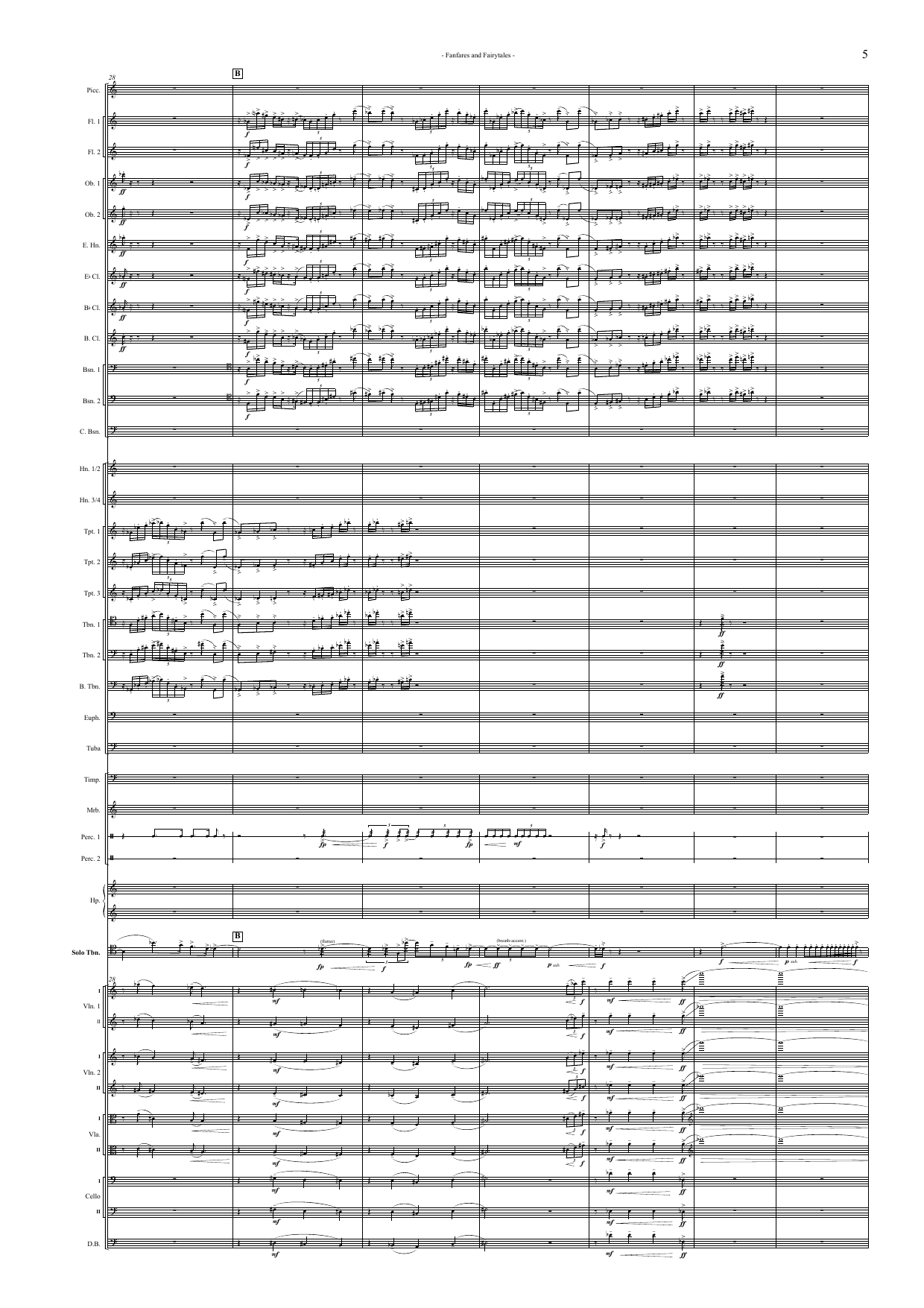 Fanfares and Fairytales - Concerto No. 2 for Trombone and Orchestra - Bilde 9