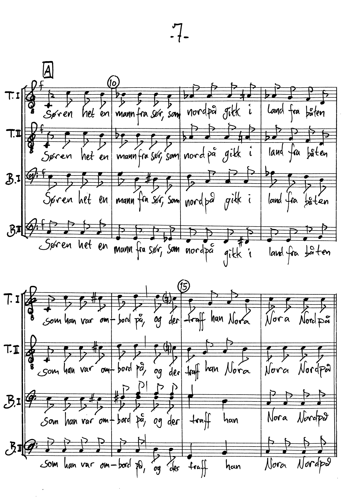 Sanger for mannskor, op. 25 - Image 9