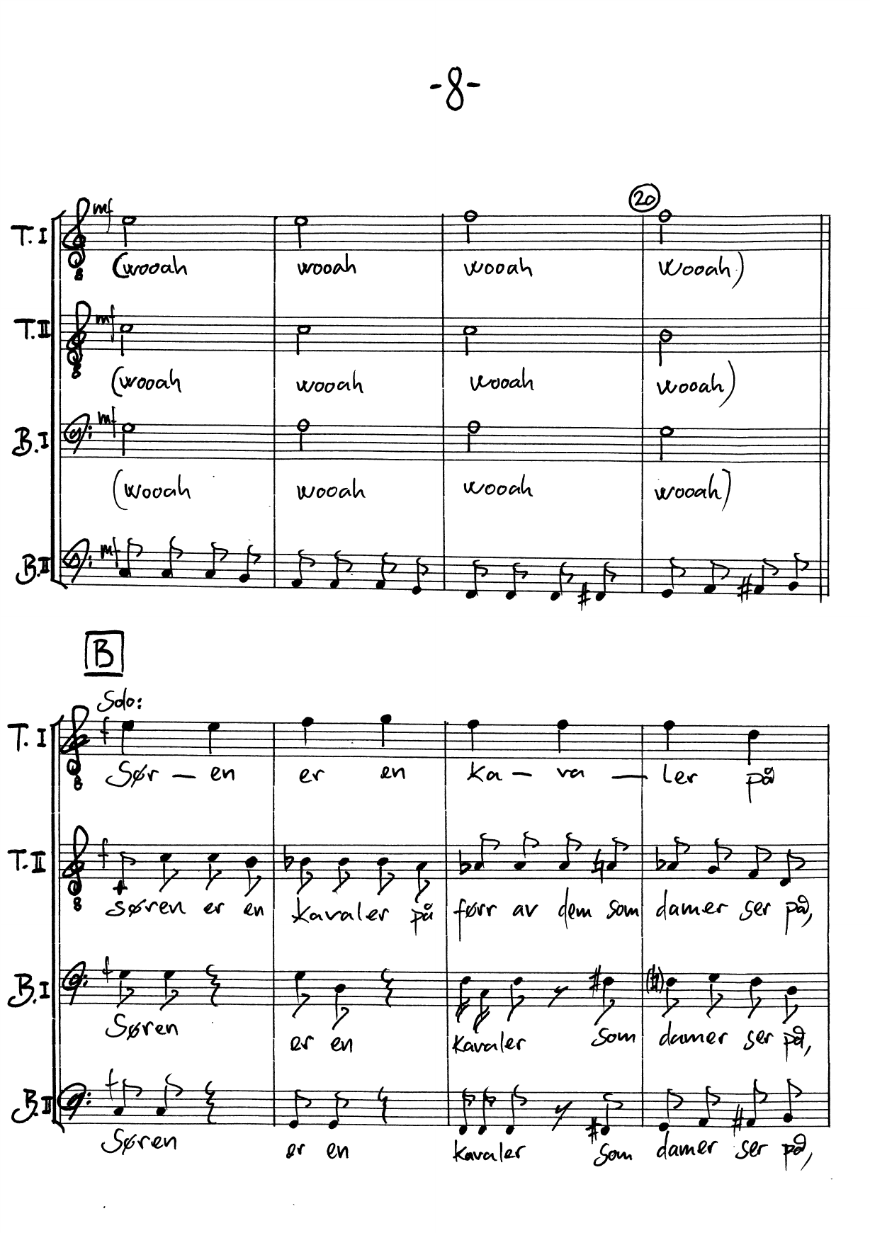 Sanger for mannskor, op. 25 - Image 10