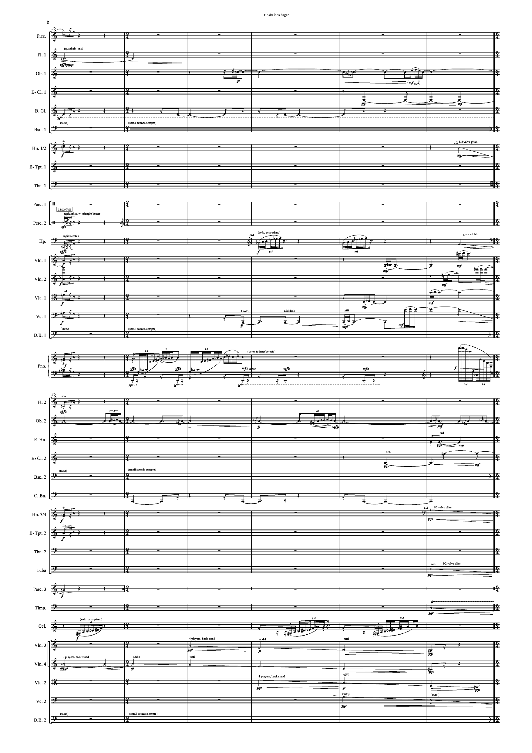 Hokkaidos hagar - For piano og orkester - Bilde 10