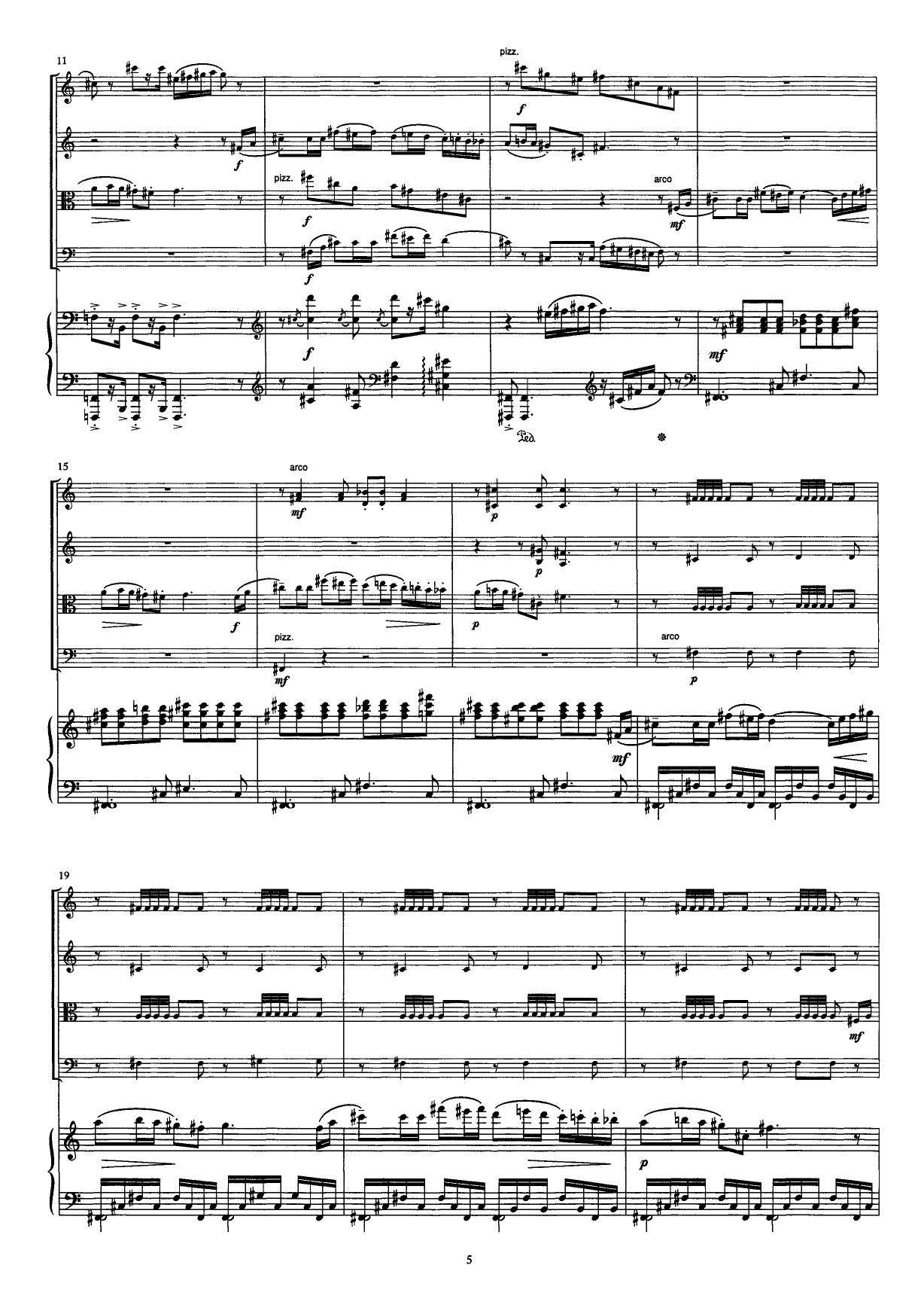 Quintet for Piano and Strings, Op. 59 - Image 5