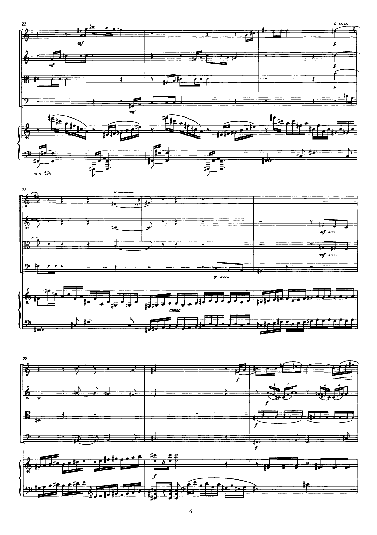Quintet for Piano and Strings, Op. 59 - Image 6