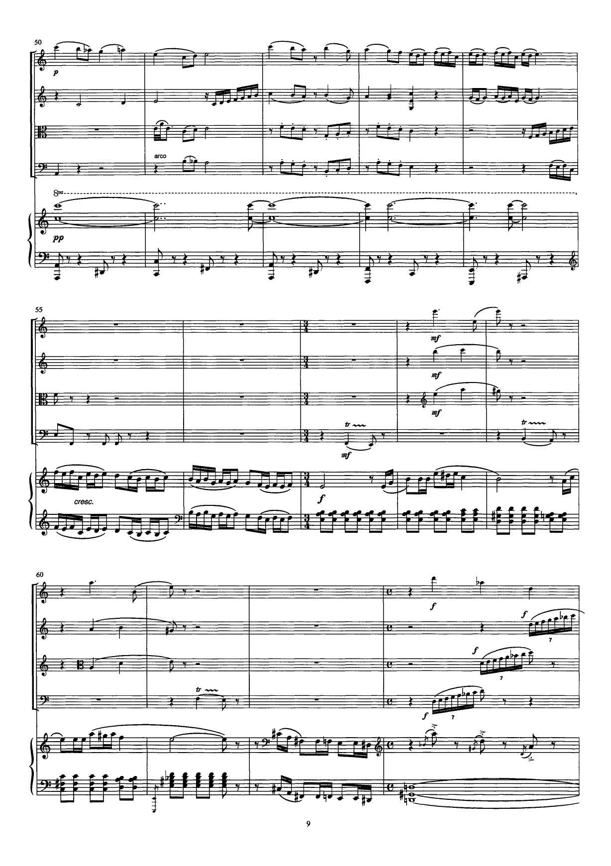 Quintet for Piano and Strings, Op. 59 - Image 9