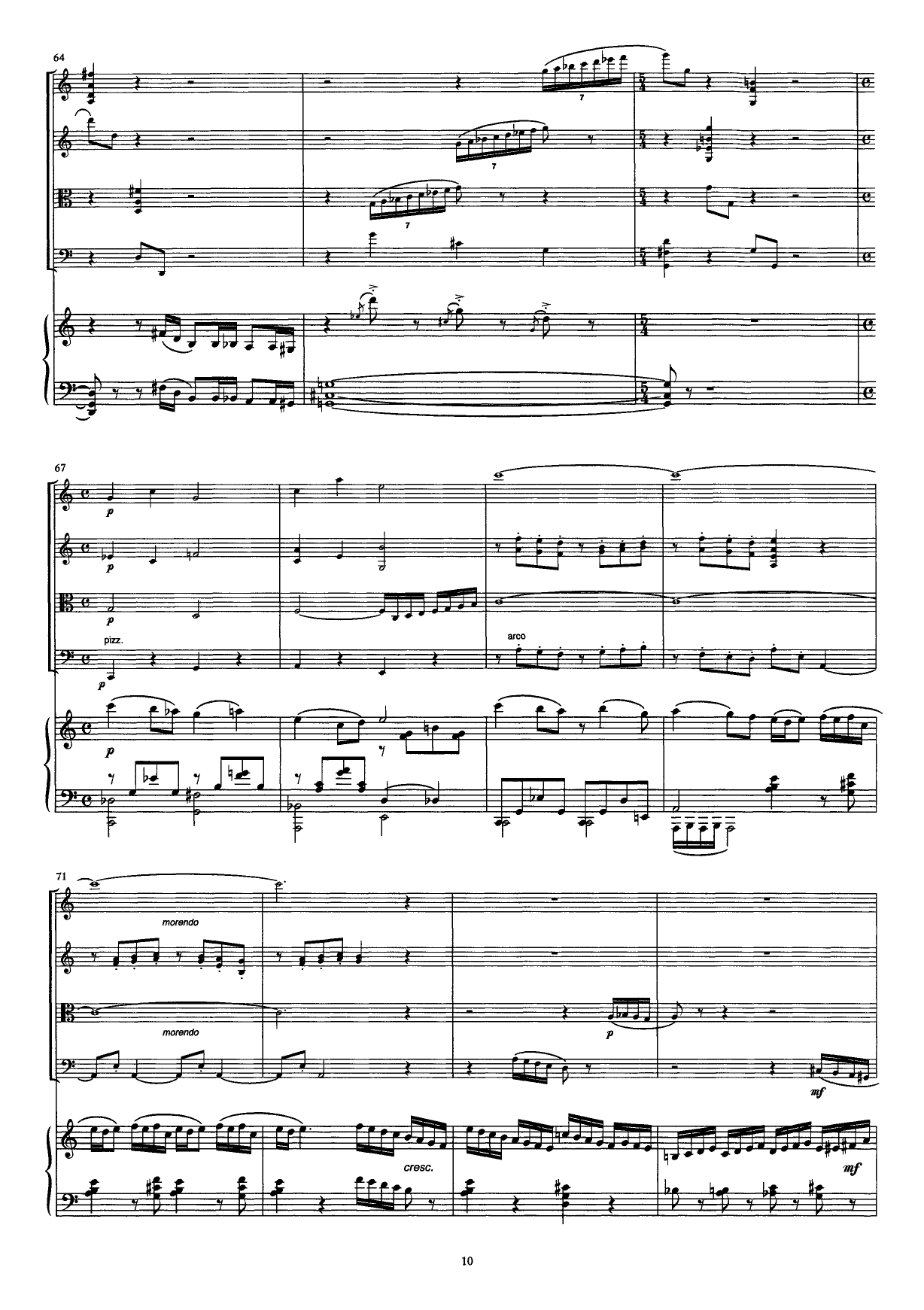 Quintet for Piano and Strings, Op. 59 - Image 10