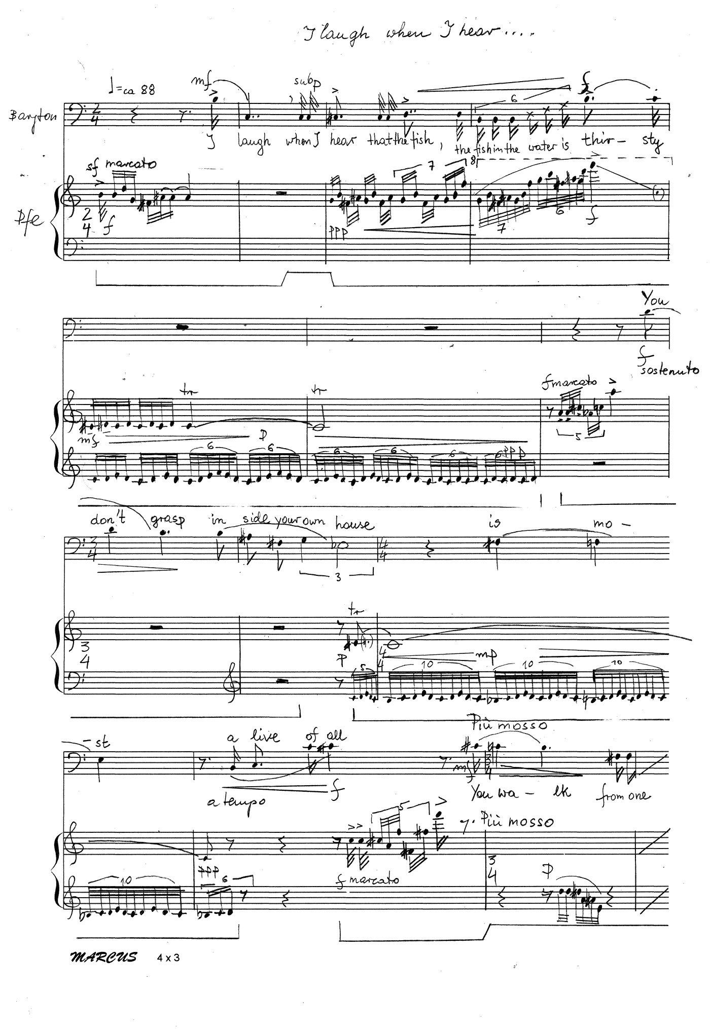 Kabir's songs - For baritone and piano - Bilde 7