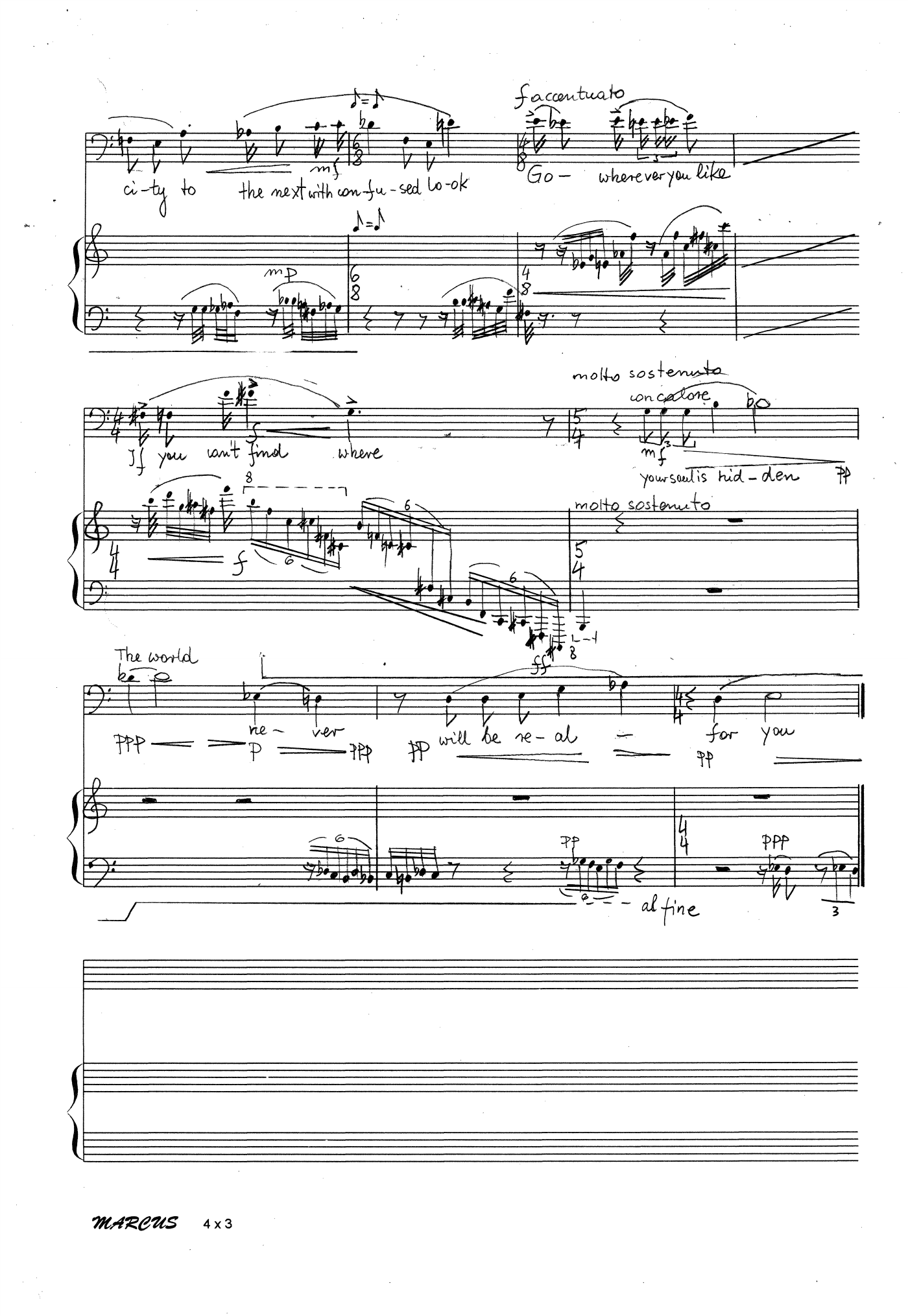 Kabir's songs - For baritone and piano - Bilde 8