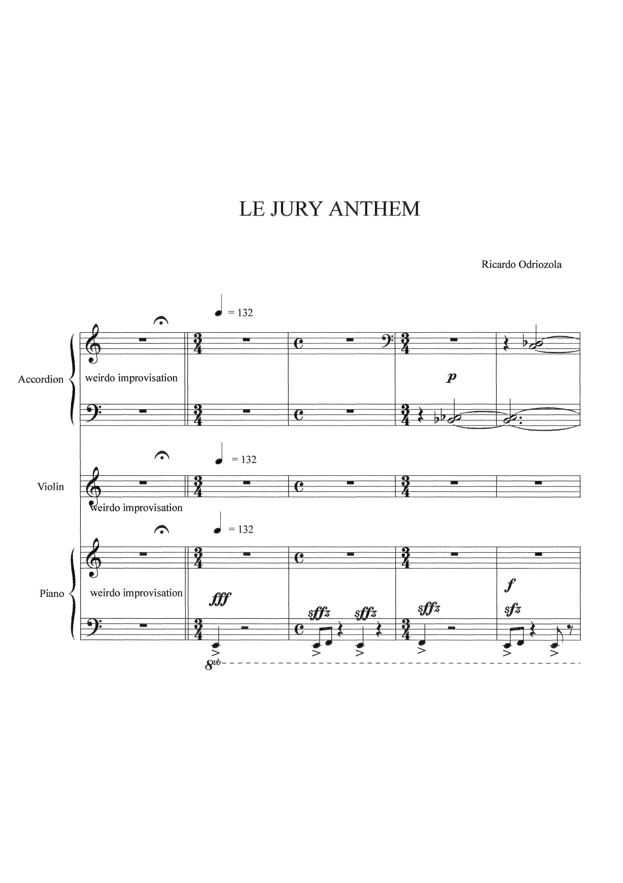 Le jury anthem