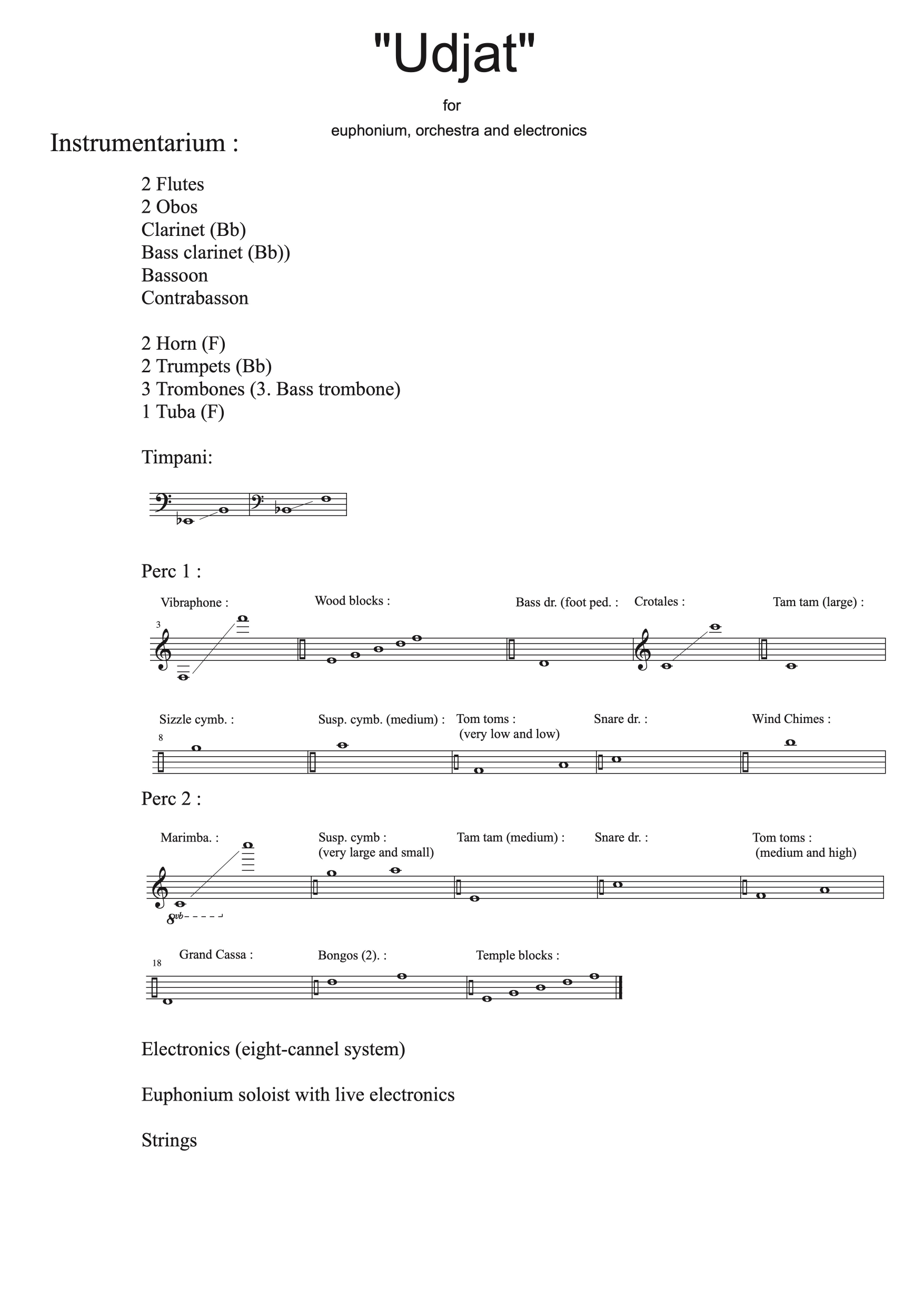 Udjat - For euphonium, orchestra and electronics - Image 2
