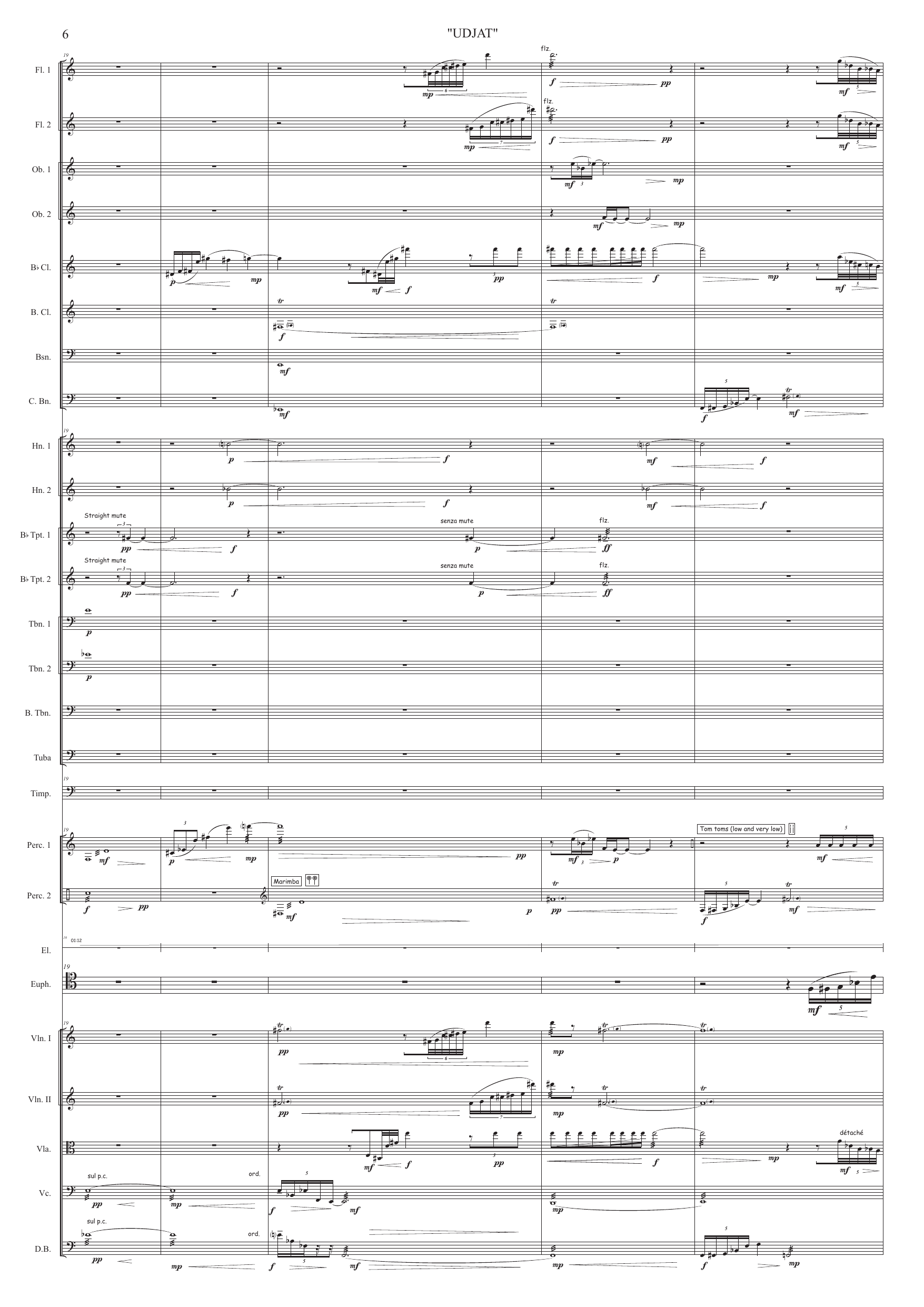 Udjat - For euphonium, orchestra and electronics - Image 6