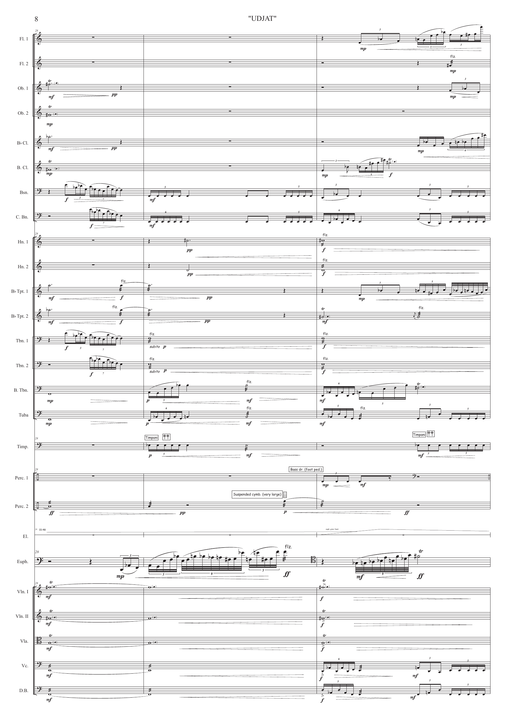 Udjat - For euphonium, orchestra and electronics - Image 8