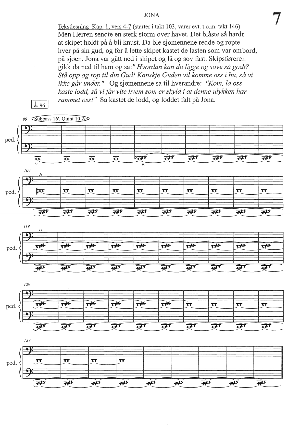 Jona - For orgel og tekstleser (evt. dans ad lib) - Image 9
