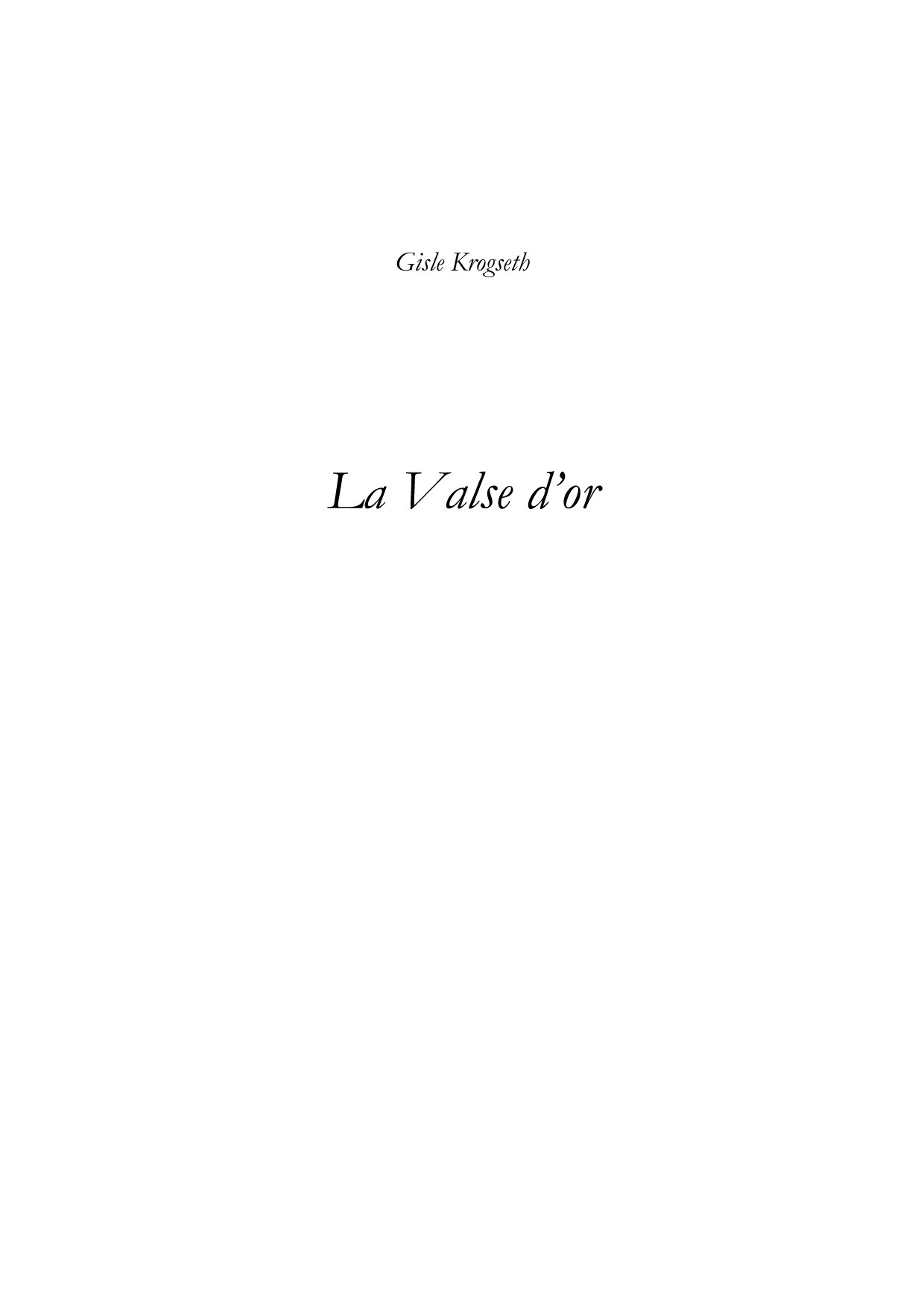 La Valse d'or - For flute, clarinet, piano, violin, viola & cello - Image 3