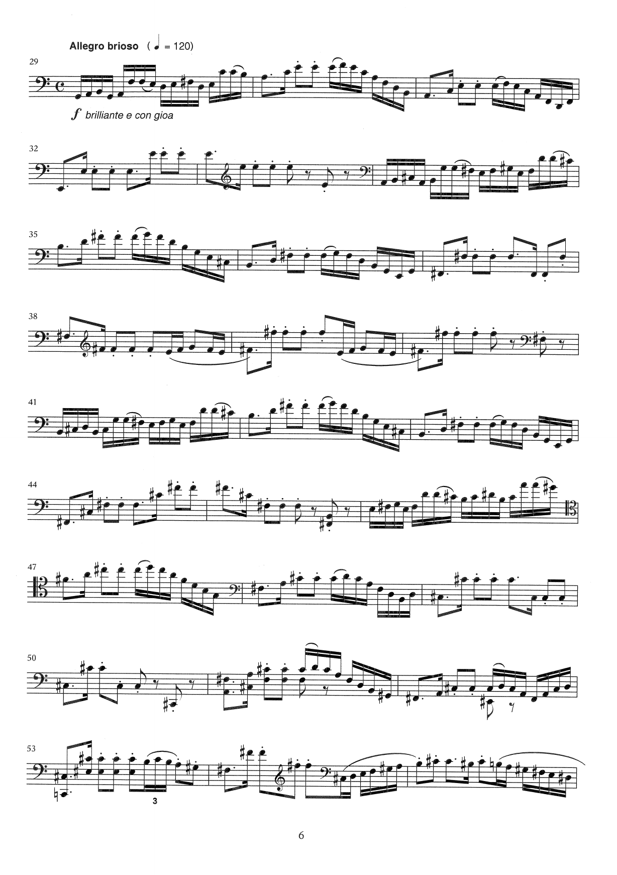 Suite No. 2 - For Violoncello solo, Op. 57 - Image 6