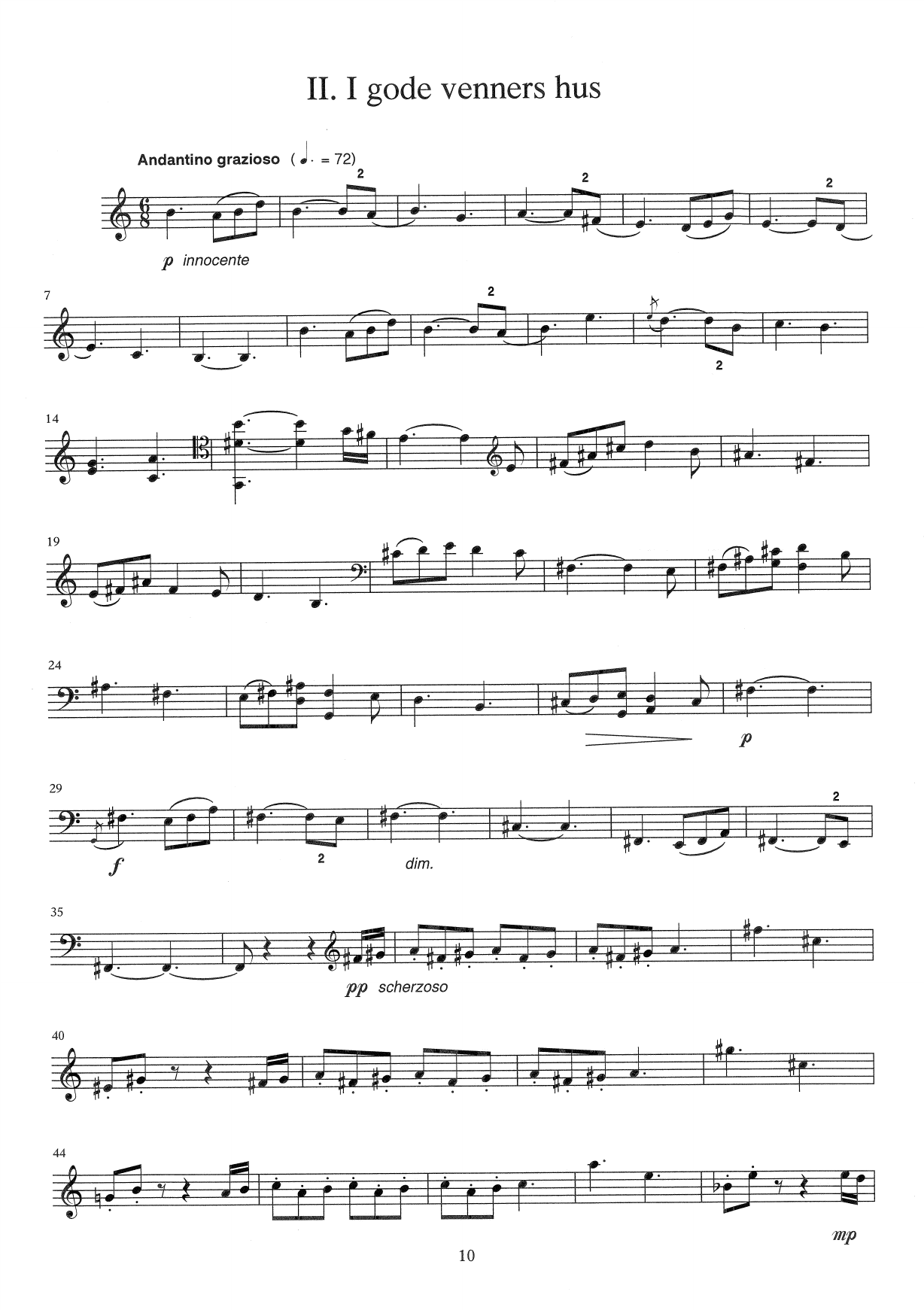 Suite No. 2 - For Violoncello solo, Op. 57 - Image 10