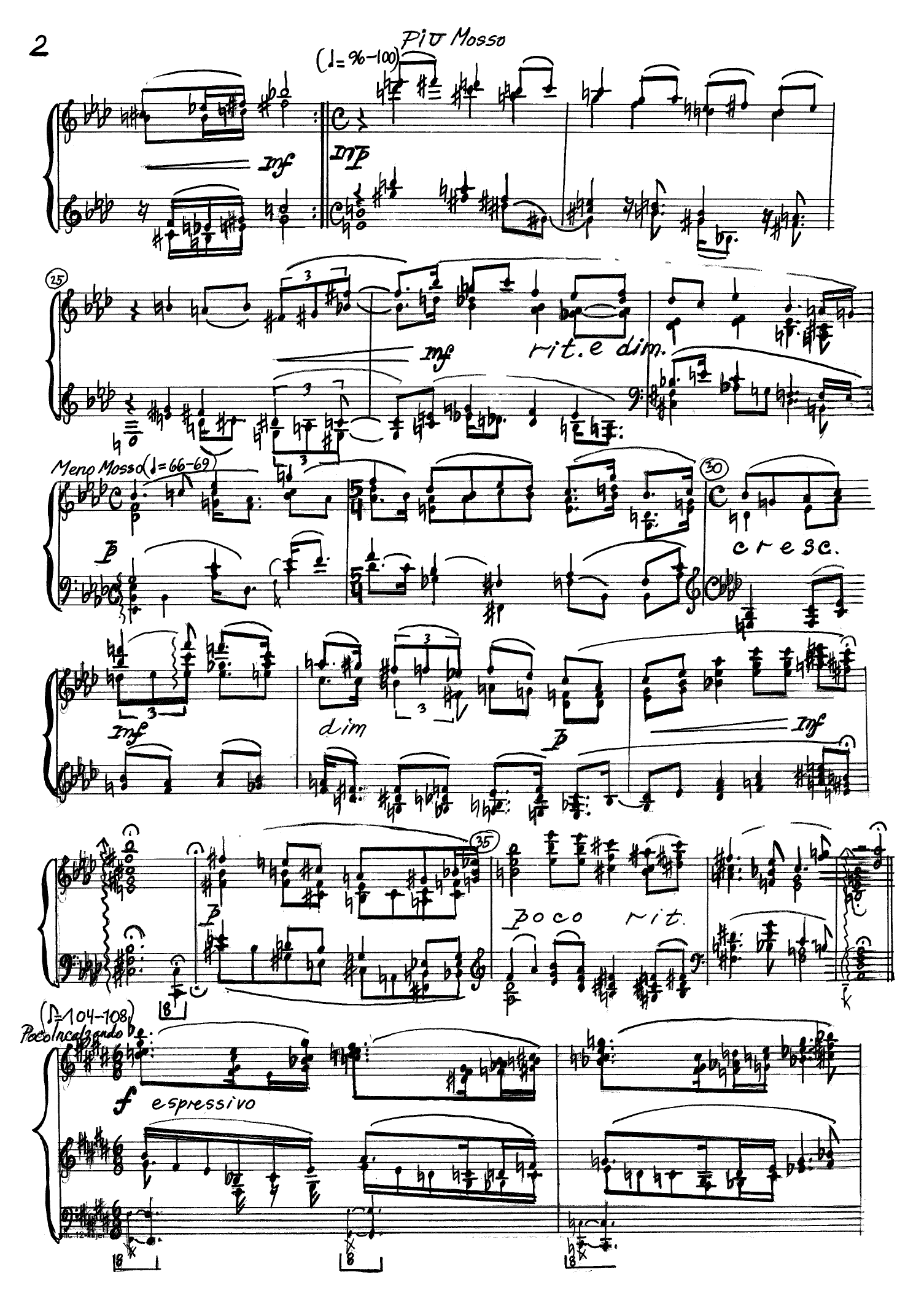 Trio dolente - Flute alto, cello, pianoforte - Image 4