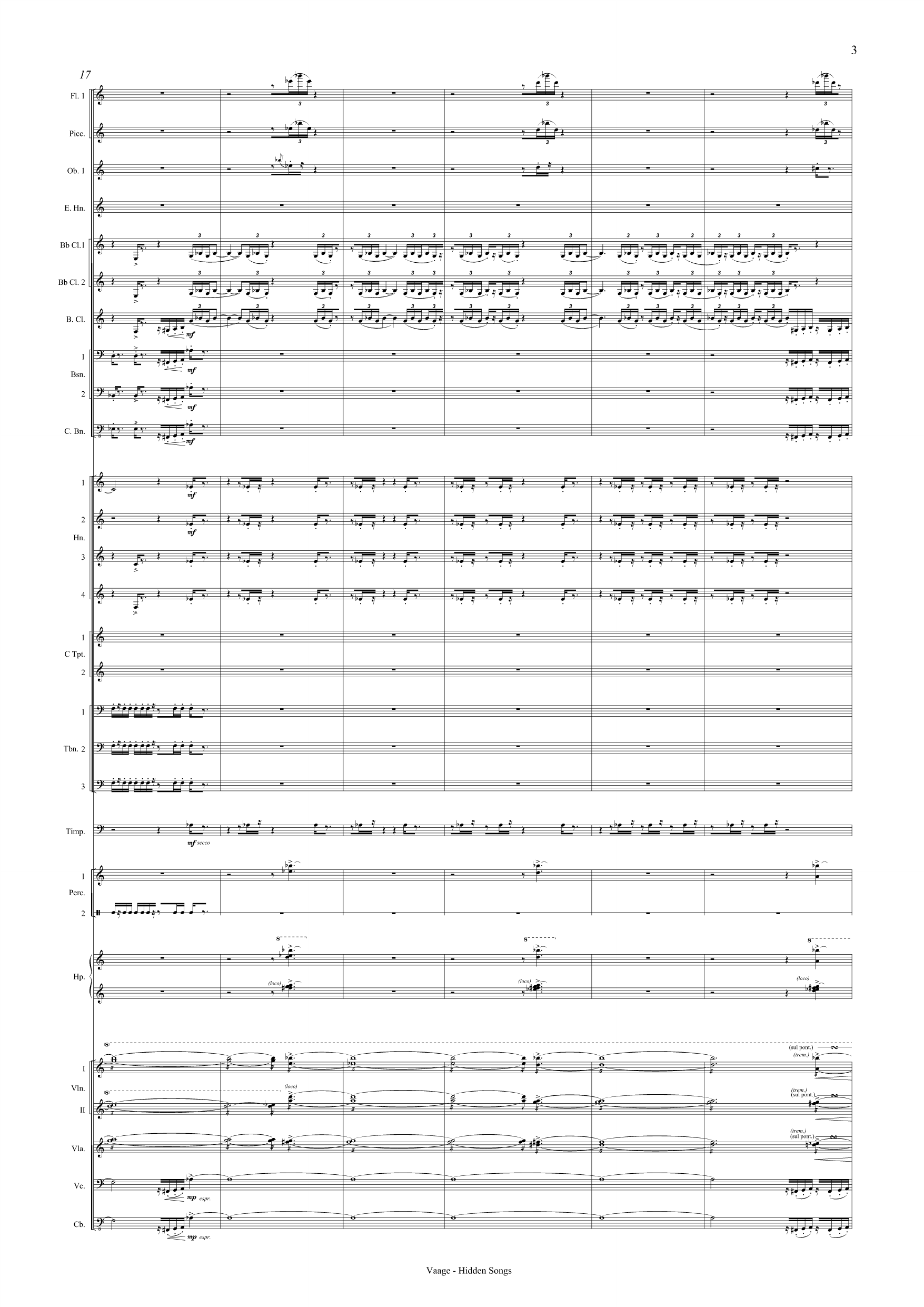 Skjulte songar - For orkester - Bilde 5