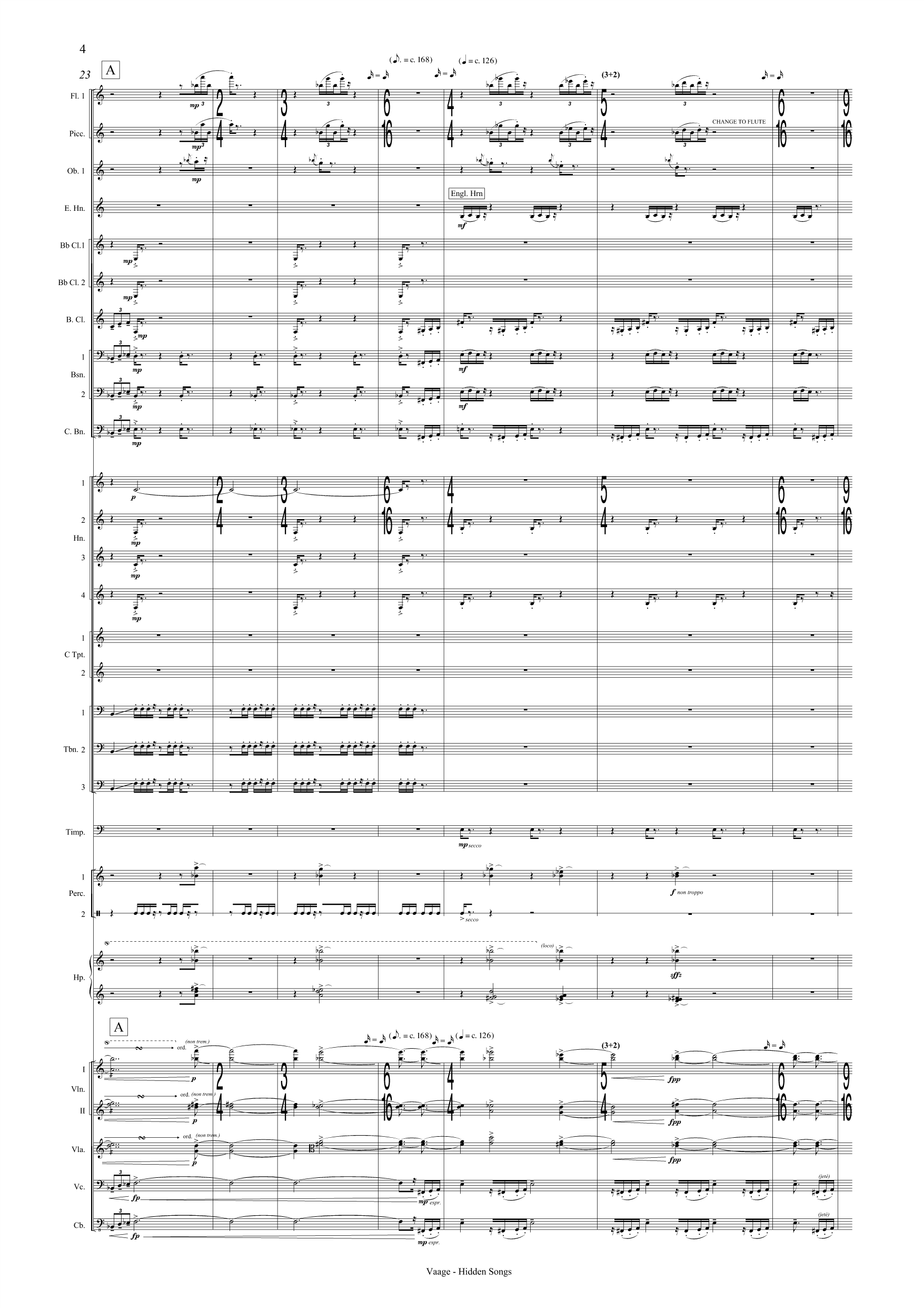 Skjulte songar - For orkester - Bilde 6