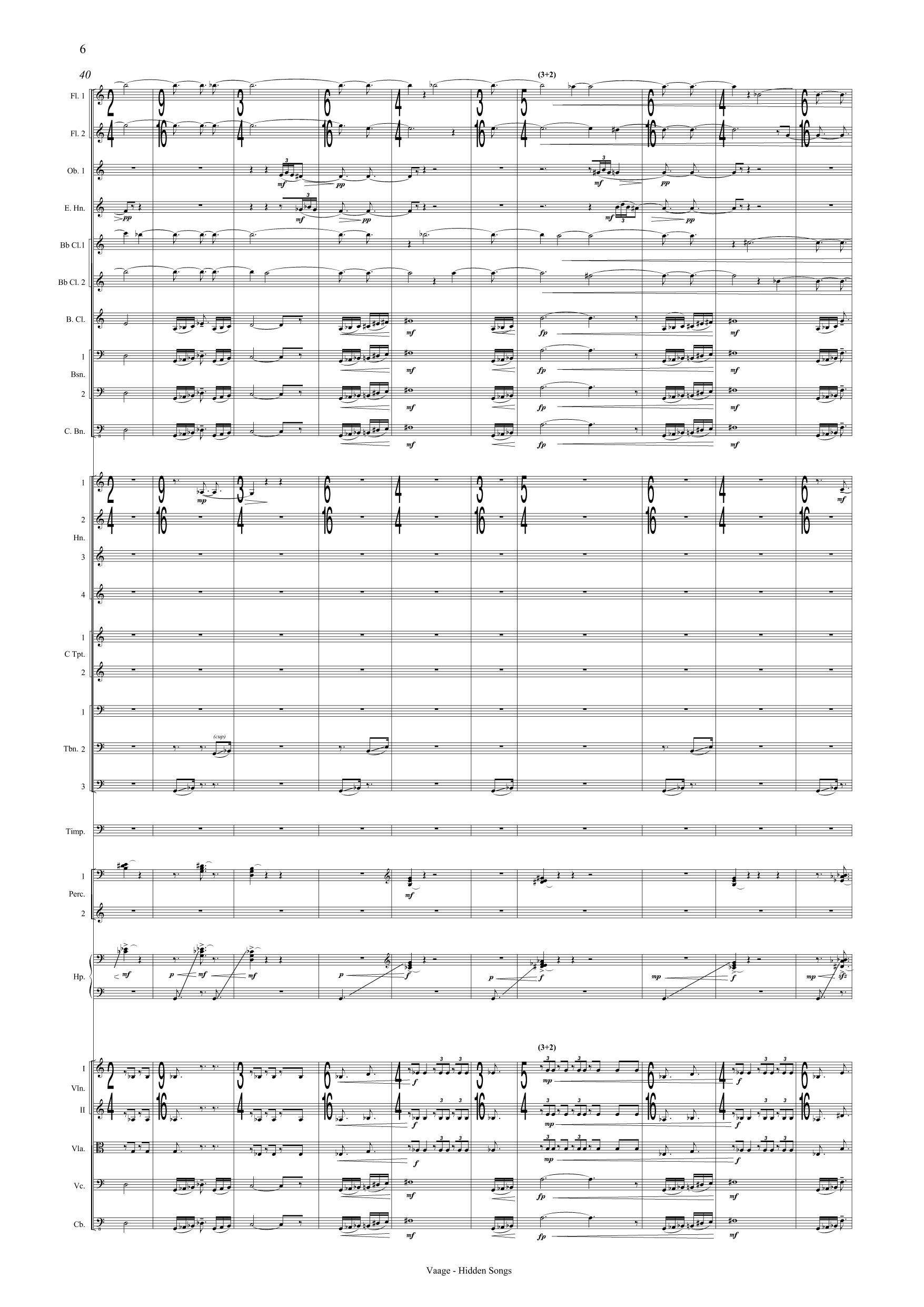 Skjulte songar - For orkester - Bilde 8