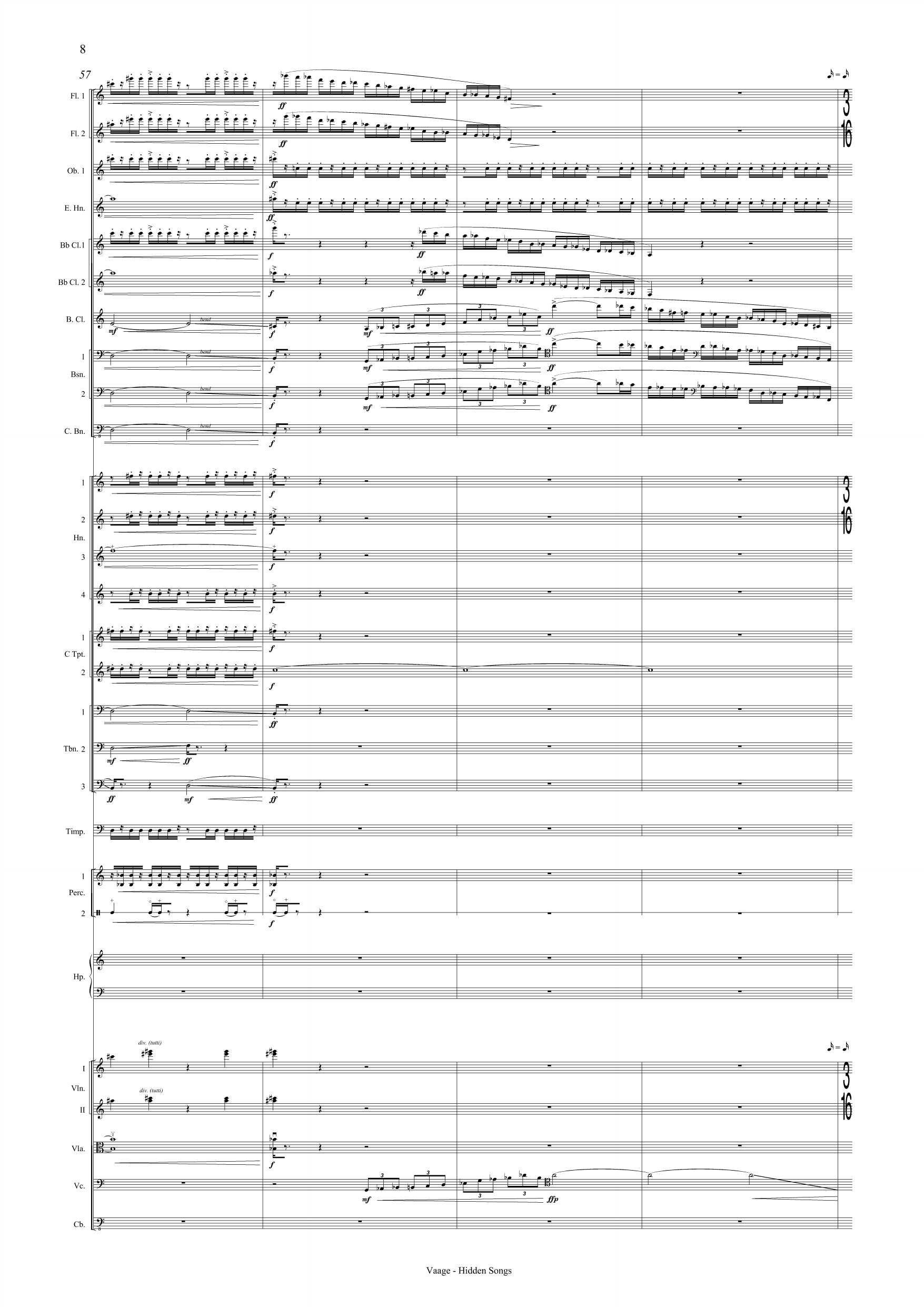 Skjulte songar - For orkester - Bilde 10