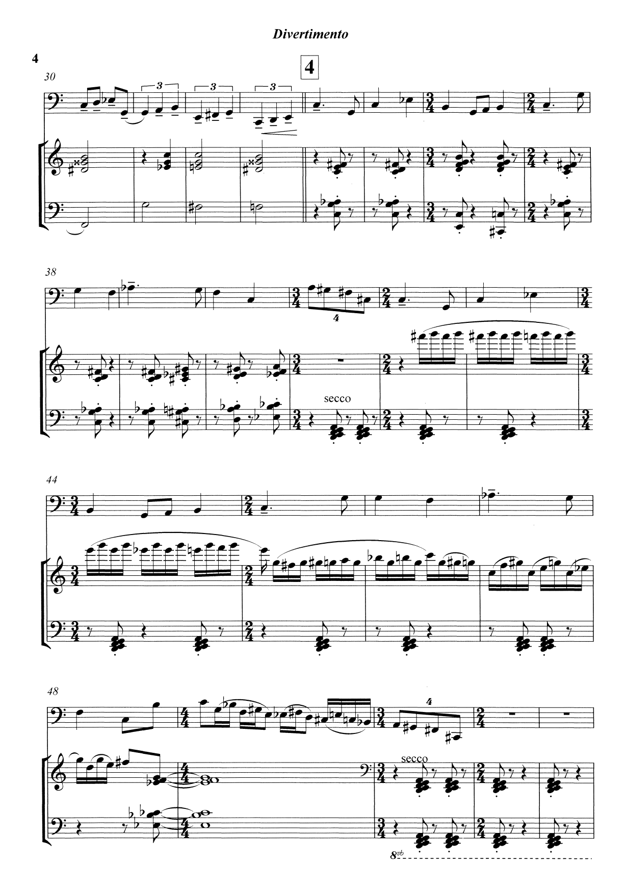 Divertimento - For euphonium and piano - Image 8