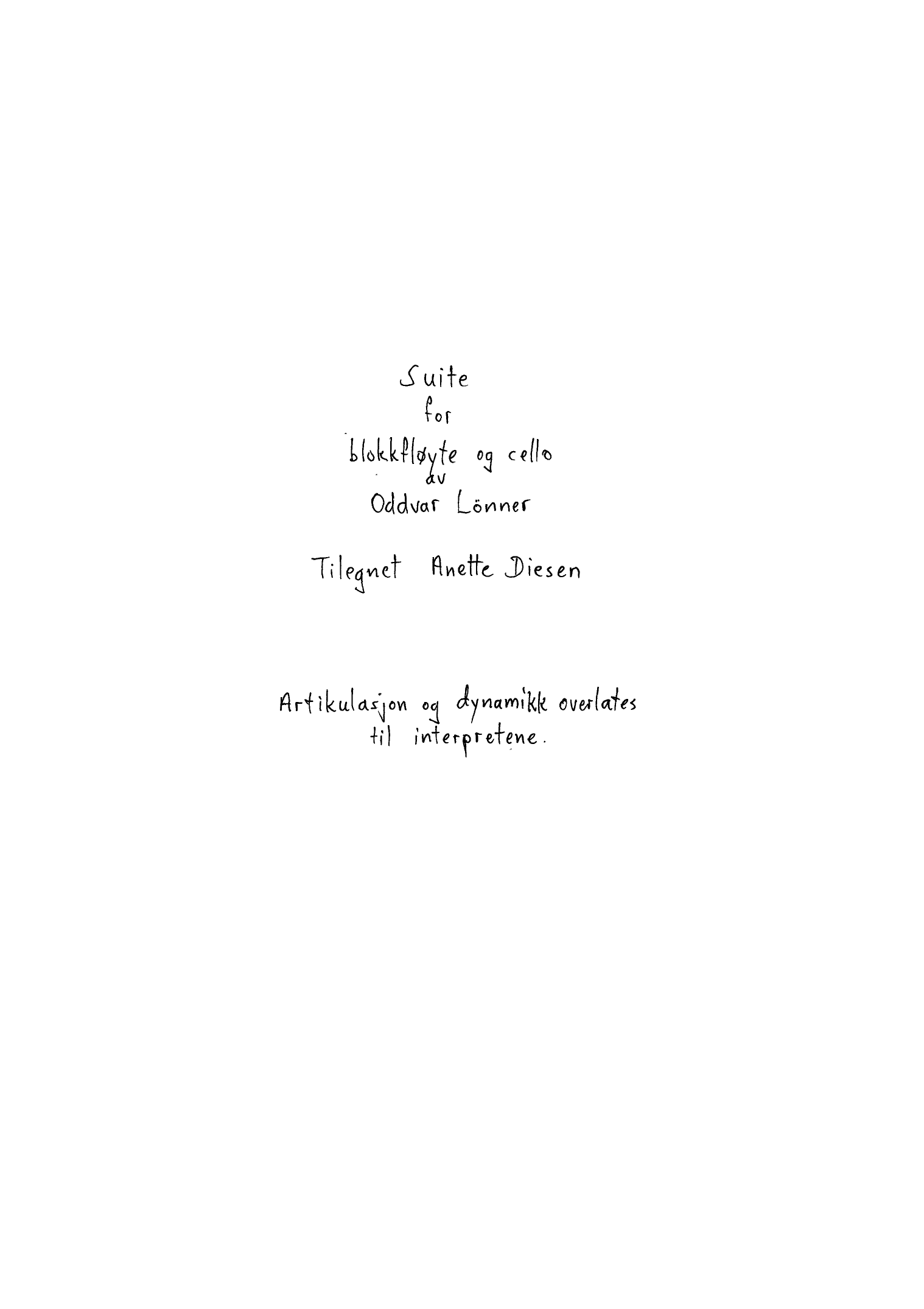 Suite for Recorder and Cello, Op. 55